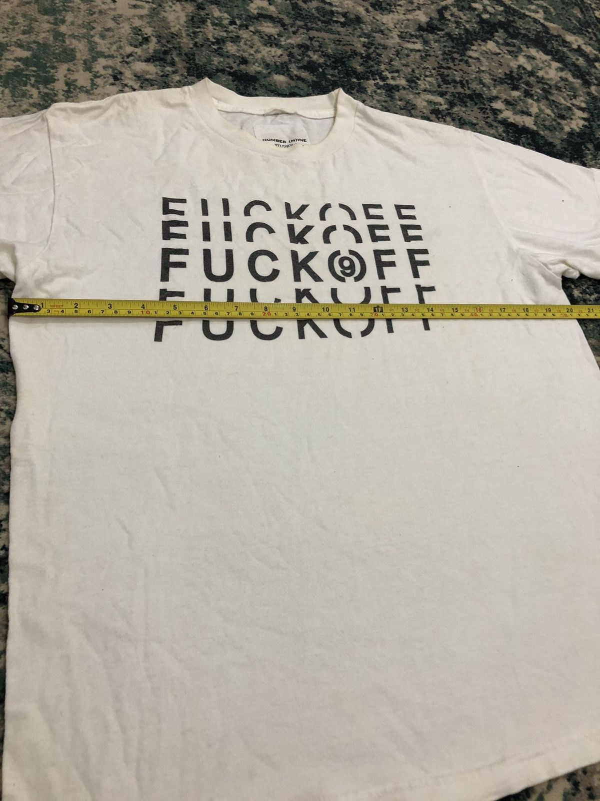 Number (N)ine SS06 Number (N)ine Studious Fuck Off Tee Shirt Size US M / EU 48-50 / 2 - 6 Thumbnail