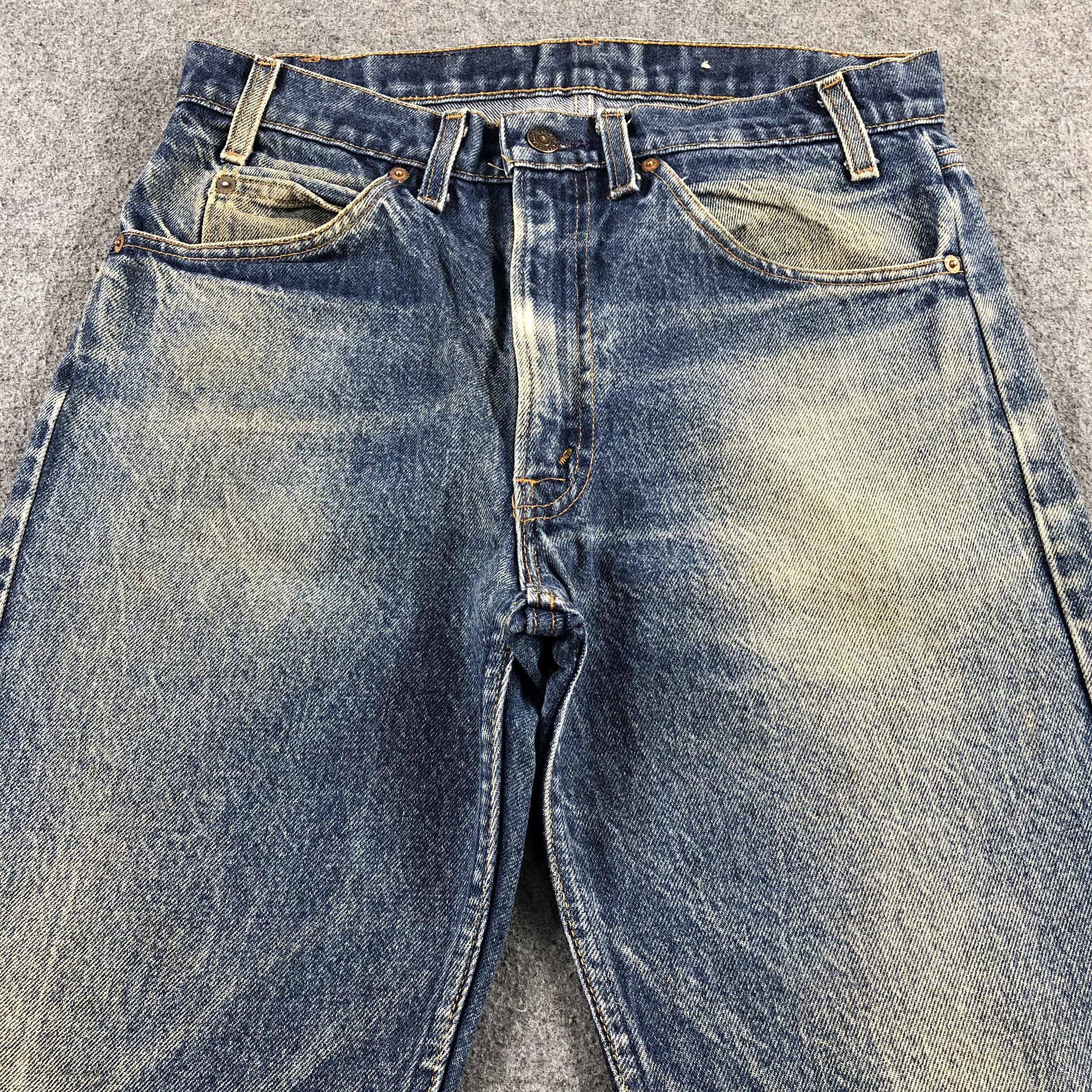 Levi's × Vintage Vintage 80s Levis 505 Orange Tab Jeans-J2227 Size US 32 / EU 48 - 3 Thumbnail