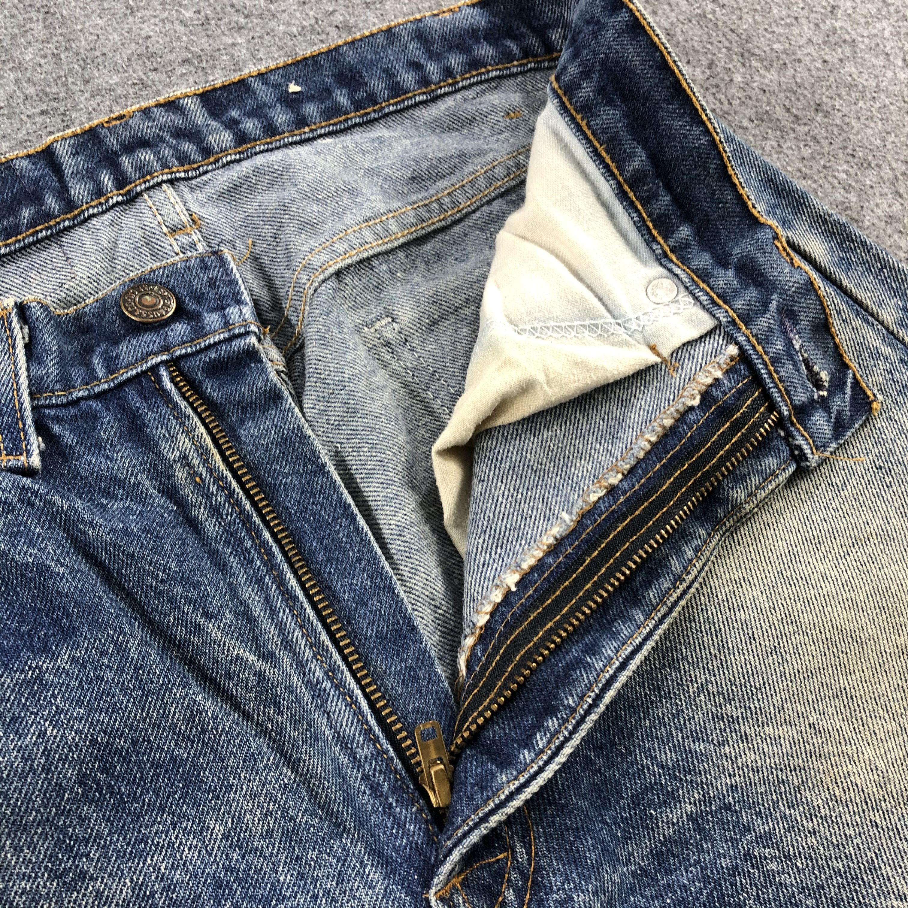 Levi's × Vintage Vintage 80s Levis 505 Orange Tab Jeans-J2227 Size US 32 / EU 48 - 7 Thumbnail