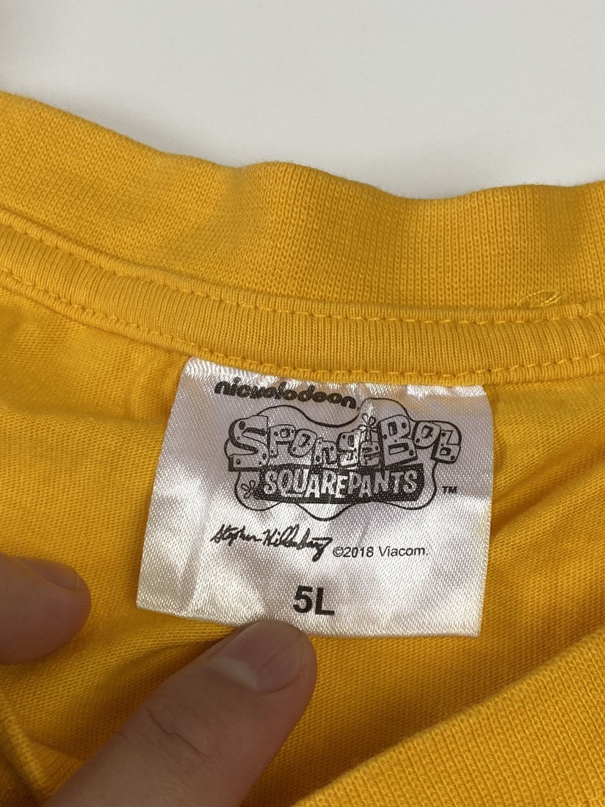 Japanese Brand Japan Market Spongebob Face Oversize T-Shirt Size US XL / EU 56 / 4 - 3 Thumbnail