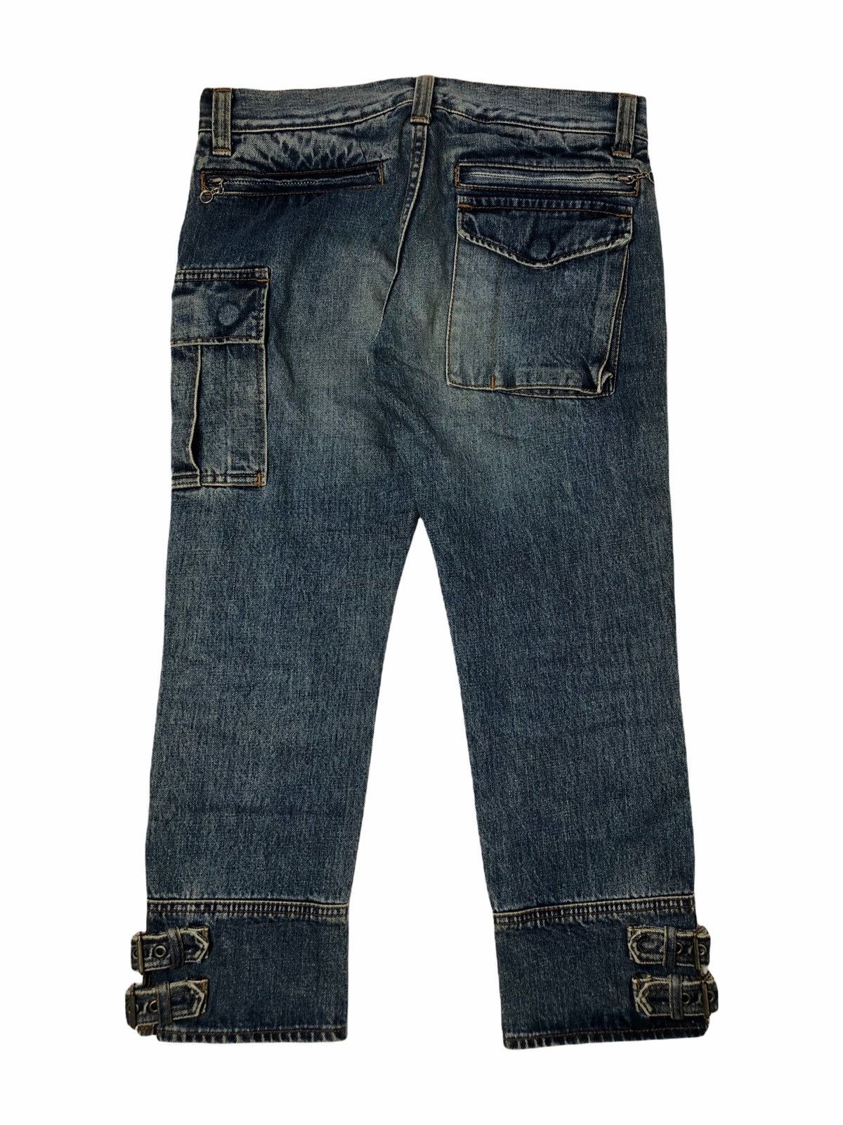 Hysteric Glamour 1990s Hysteric Kinky - 3/4 Bondage Denim Pants Size US 29 - 2 Thumbnail