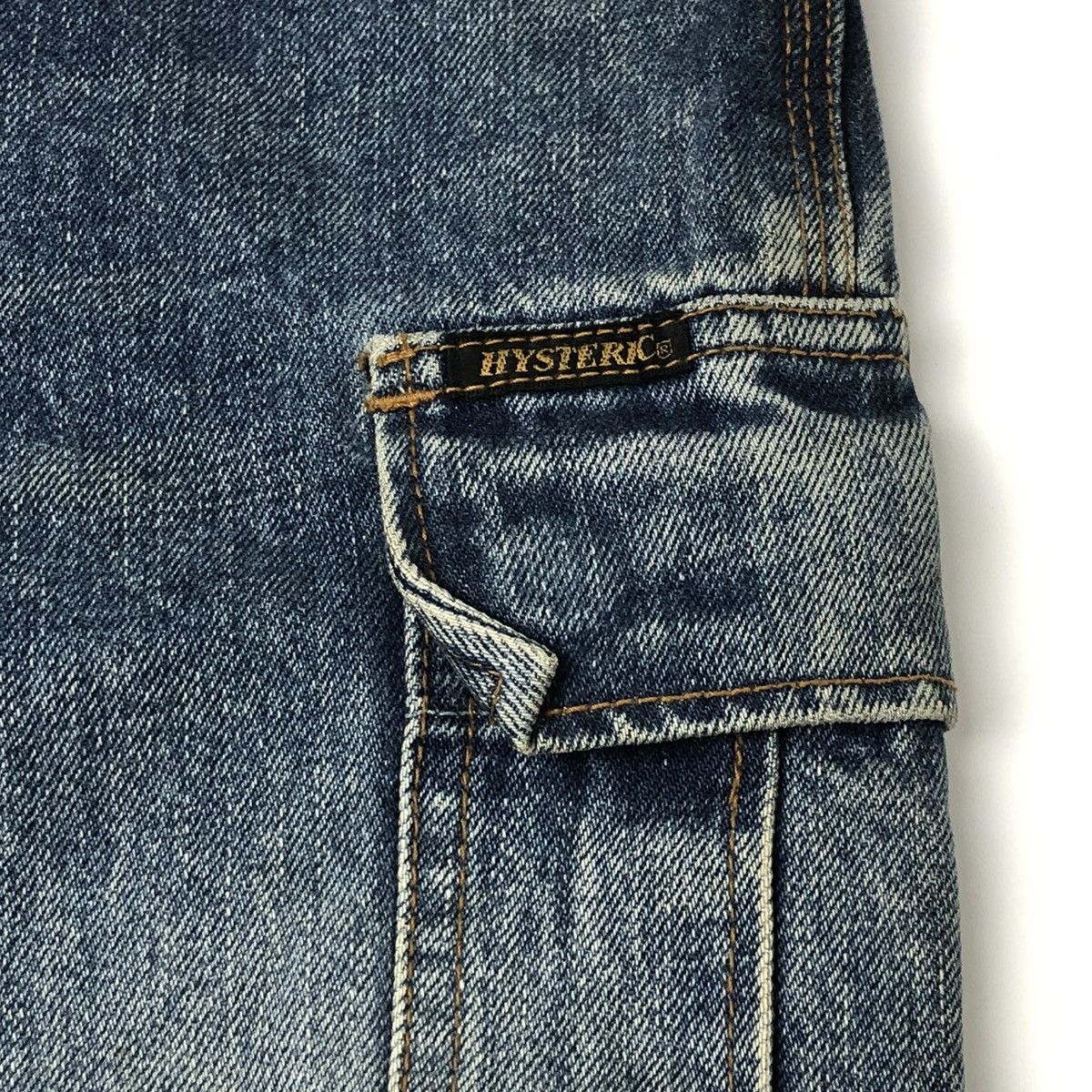 Hysteric Glamour 1990s Hysteric Kinky - 3/4 Bondage Denim Pants Size US 29 - 8 Thumbnail