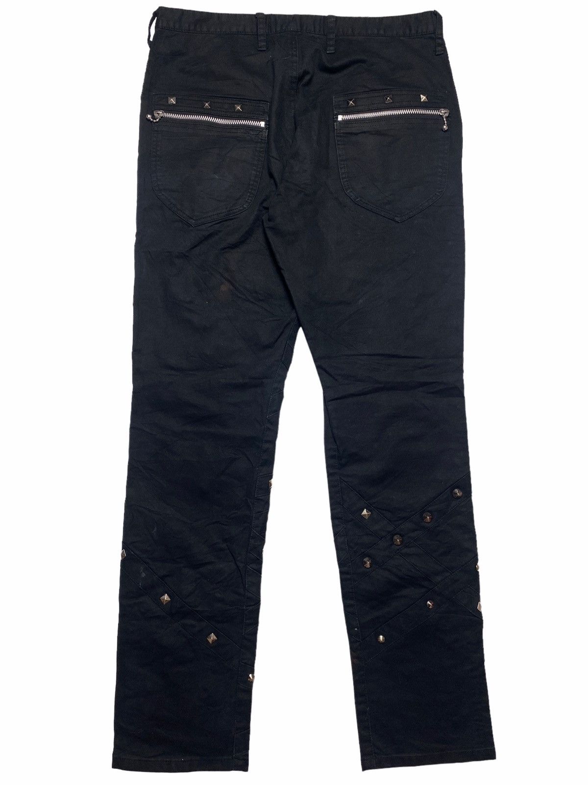 20471120 1990s Milkboy - Punk Studded Pants Size US 28 / EU 44 - 2 Thumbnail