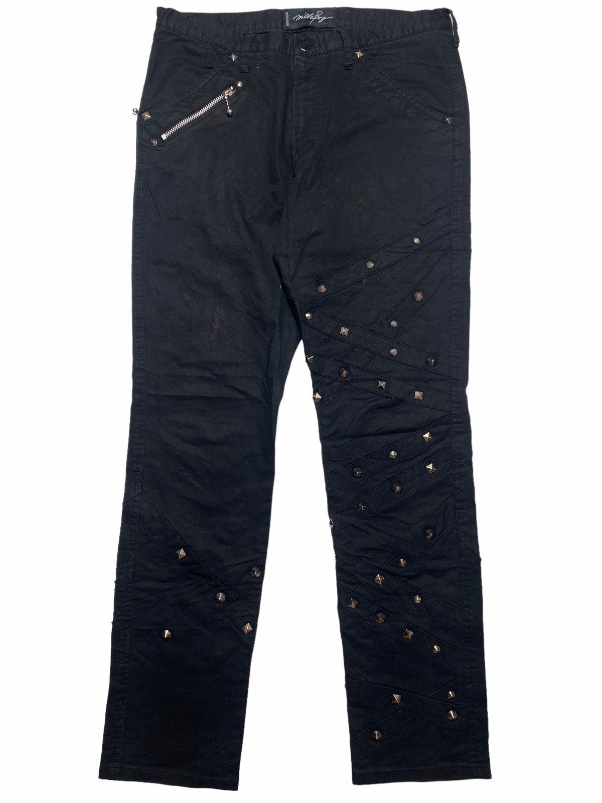 20471120 1990s Milkboy - Punk Studded Pants Size US 28 / EU 44 - 5 Thumbnail