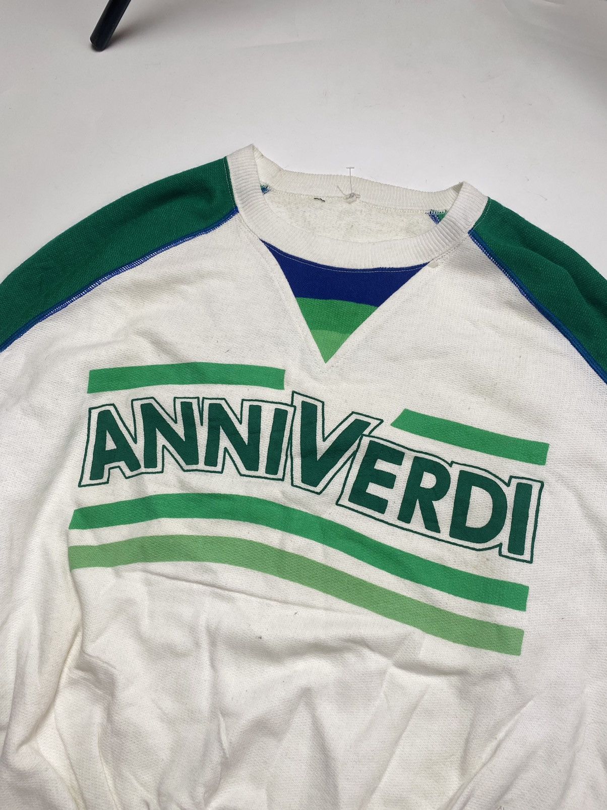 Japanese Brand × Vintage 1980s Anni Verdi - Balloon Sweatshirt Size US L / EU 52-54 / 3 - 3 Thumbnail