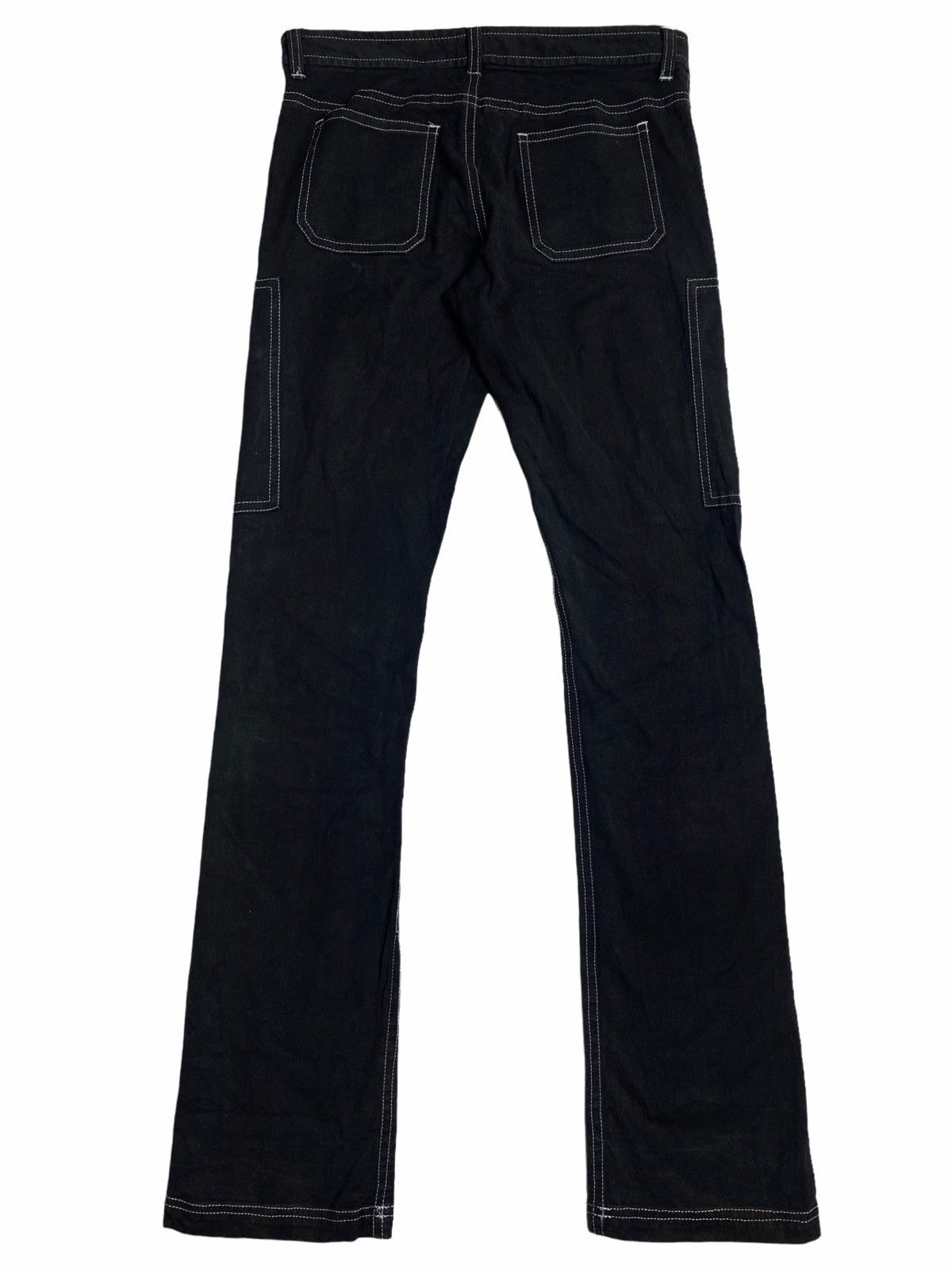 Hysteric Glamour × Japanese Brand ❤️‍🔥ACCEPTOFFERS❤️‍🔥1990s Ozone Contrast Stitch Flared Pants Size US 29 - 2 Thumbnail