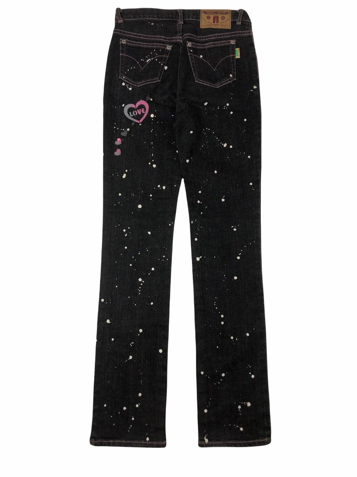 Hysteric Glamour ❤️‍🔥NEEDGONE❤️‍🔥1990s Angel Blue - Painter Denim Pants Size US 29 - 2 Thumbnail