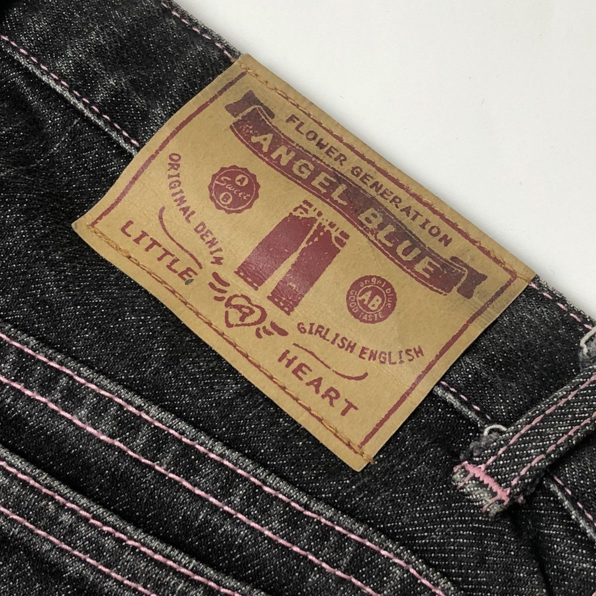 Hysteric Glamour ❤️‍🔥NEEDGONE❤️‍🔥1990s Angel Blue - Painter Denim Pants Size US 29 - 8 Thumbnail