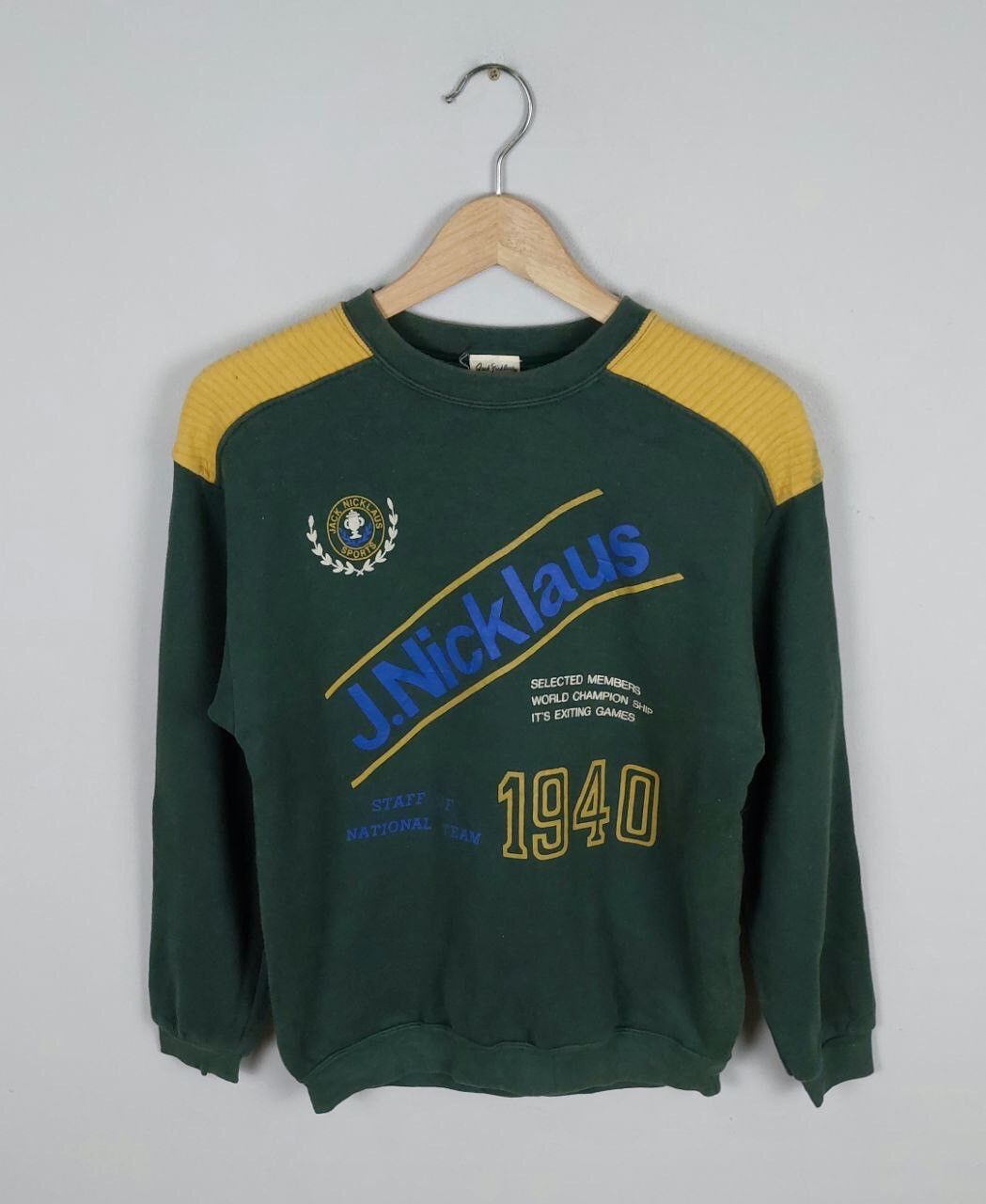 Vintage Vintage 1940 Jack Nicklaus Sweatshirt Size S / US 4 / IT 40 - 1 Thumbnail