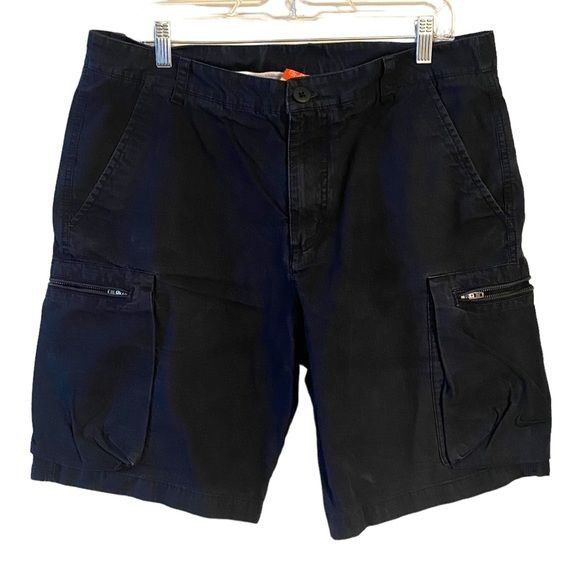 Nike Nike The Athletic Dept Vintage Black Cargo Shorts Men’s 34 Size US 34 / EU 50 - 1 Thumbnail