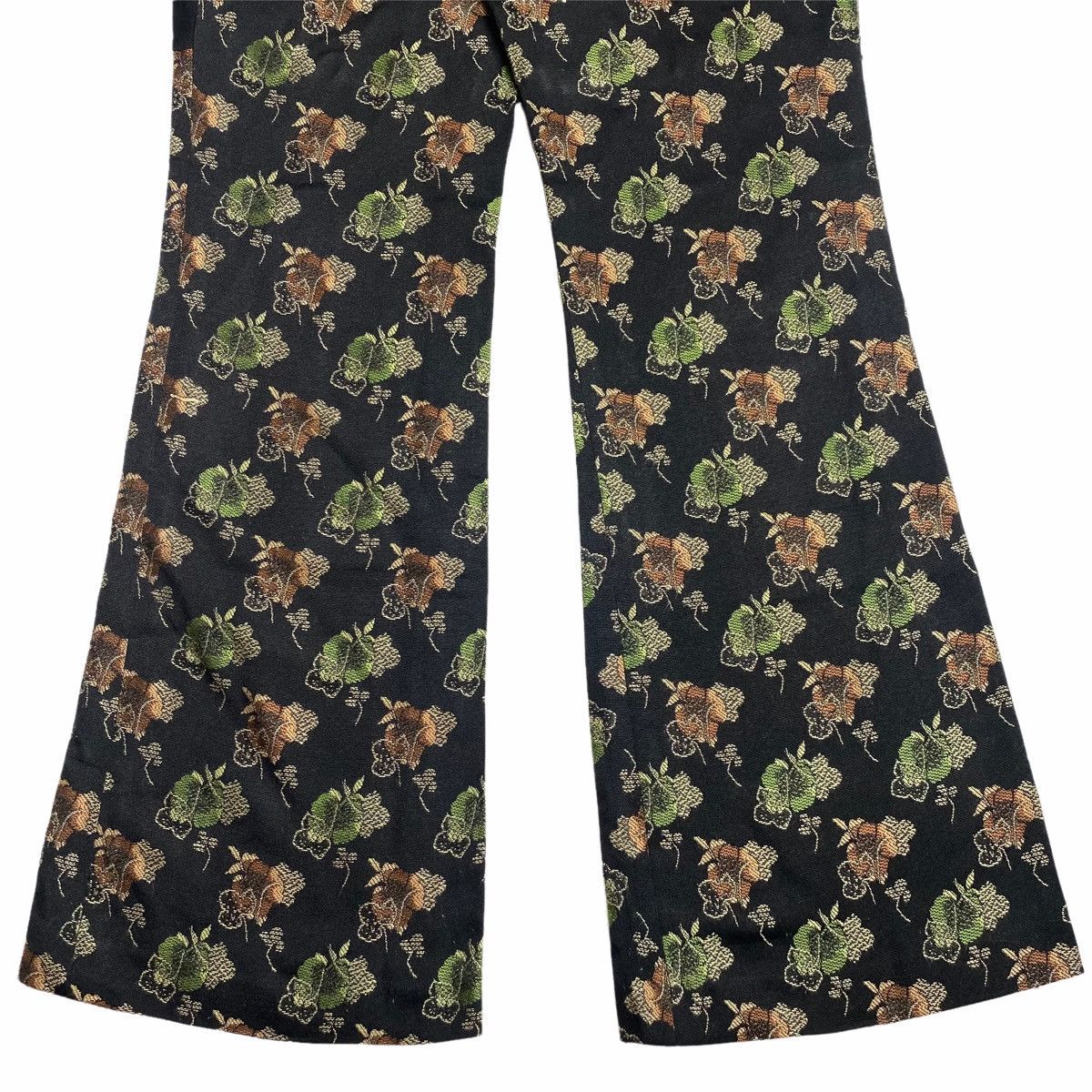 20471120 × Beauty Beast × Japanese Brand 1990s Sucer Des Bonbon - Velour Hybrid Jacquard Pants Size US 28 / EU 44 - 5 Thumbnail