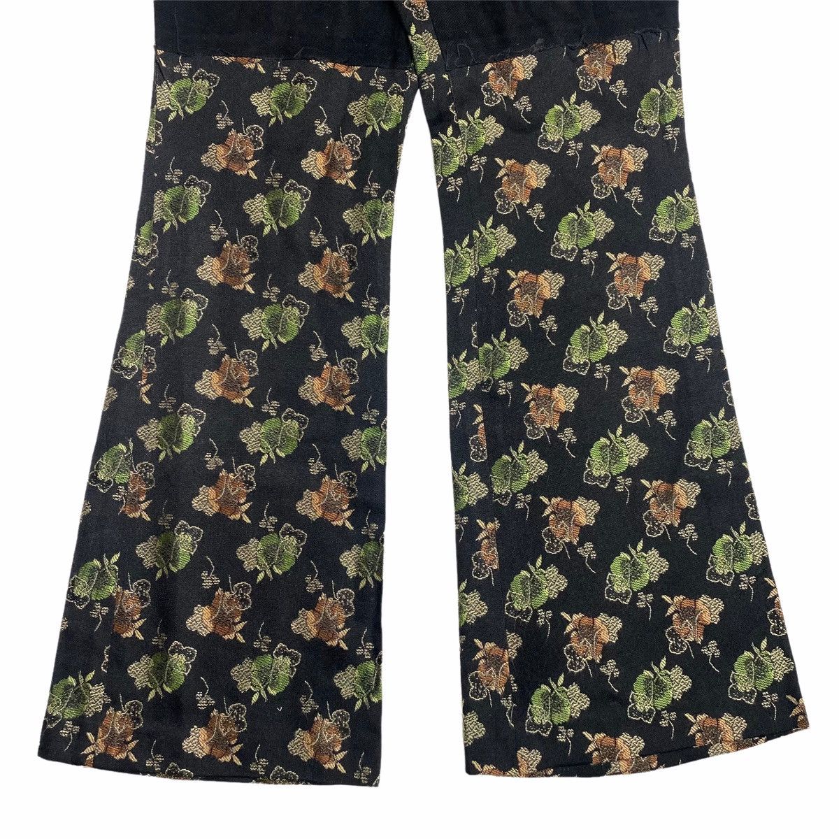 20471120 × Beauty Beast × Japanese Brand 1990s Sucer Des Bonbon - Velour Hybrid Jacquard Pants Size US 28 / EU 44 - 3 Thumbnail