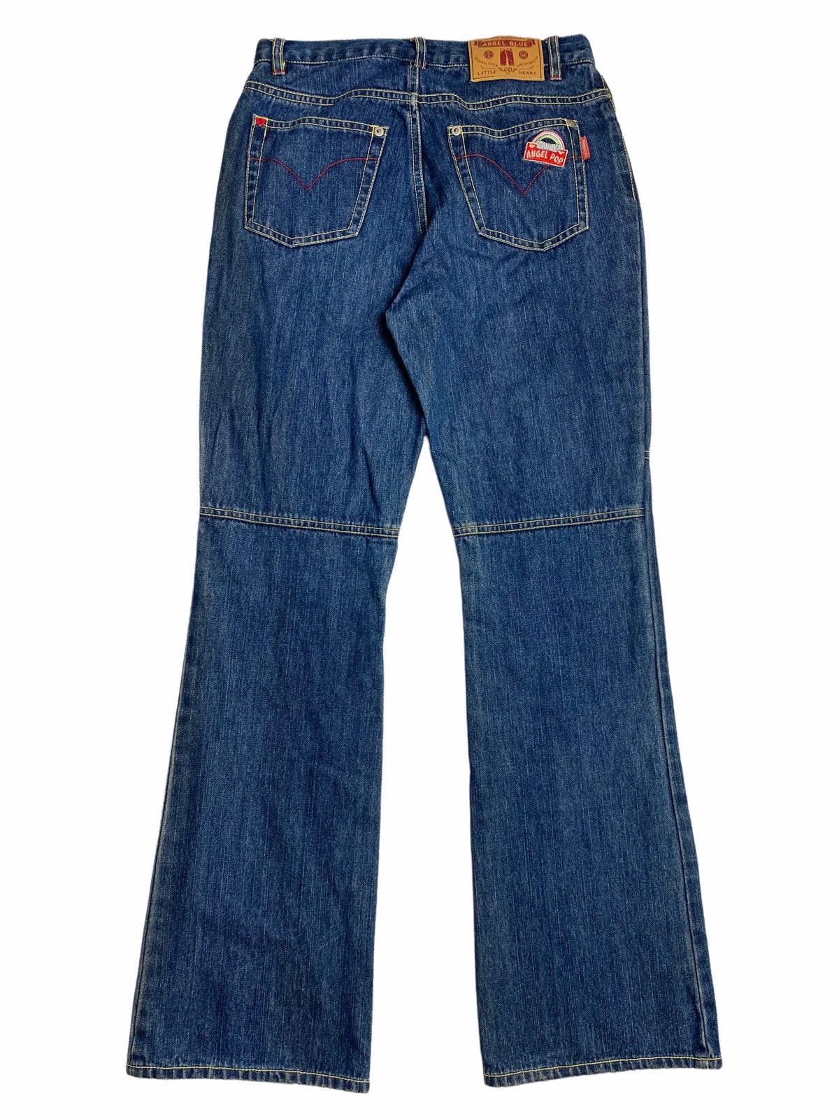 Hysteric Glamour × Japanese Brand ❤️‍🔥DELETE24H❤️‍🔥90s Angel Blue Flower Generation Poem Denim Size US 28 / EU 44 - 2 Thumbnail
