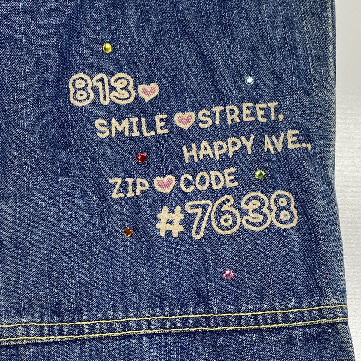 Hysteric Glamour × Japanese Brand ❤️‍🔥DELETE24H❤️‍🔥90s Angel Blue Flower Generation Poem Denim Size US 28 / EU 44 - 8 Thumbnail