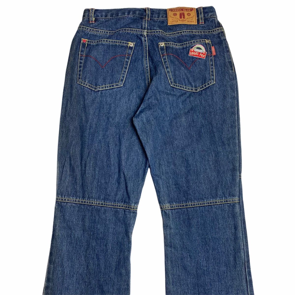 Hysteric Glamour × Japanese Brand ❤️‍🔥DELETE24H❤️‍🔥90s Angel Blue Flower Generation Poem Denim Size US 28 / EU 44 - 7 Thumbnail
