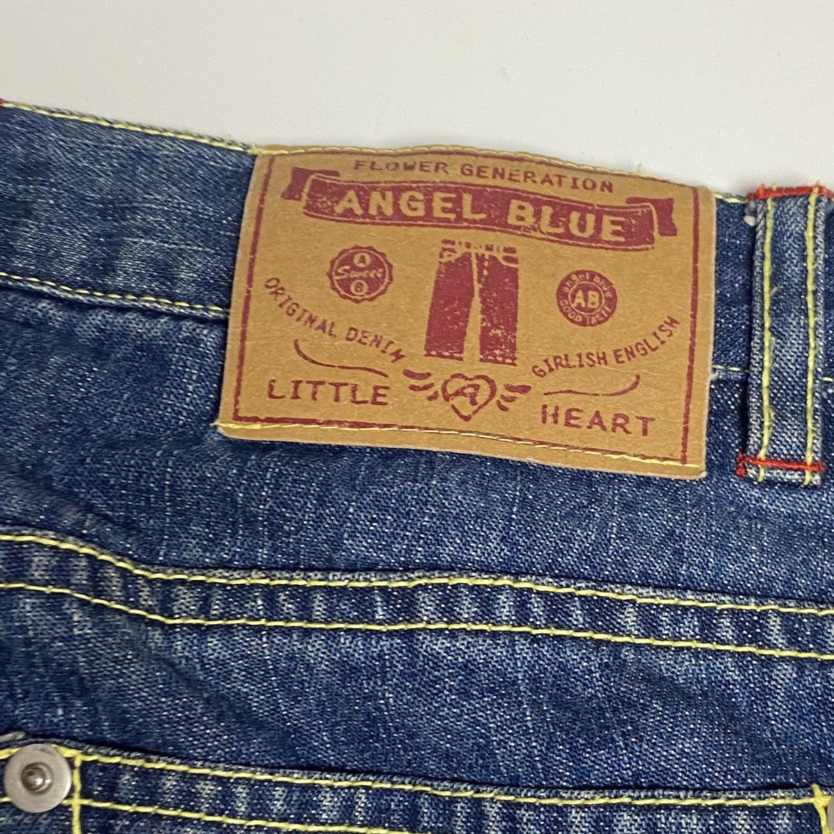 Hysteric Glamour × Japanese Brand ❤️‍🔥DELETE24H❤️‍🔥90s Angel Blue Flower Generation Poem Denim Size US 28 / EU 44 - 11 Thumbnail