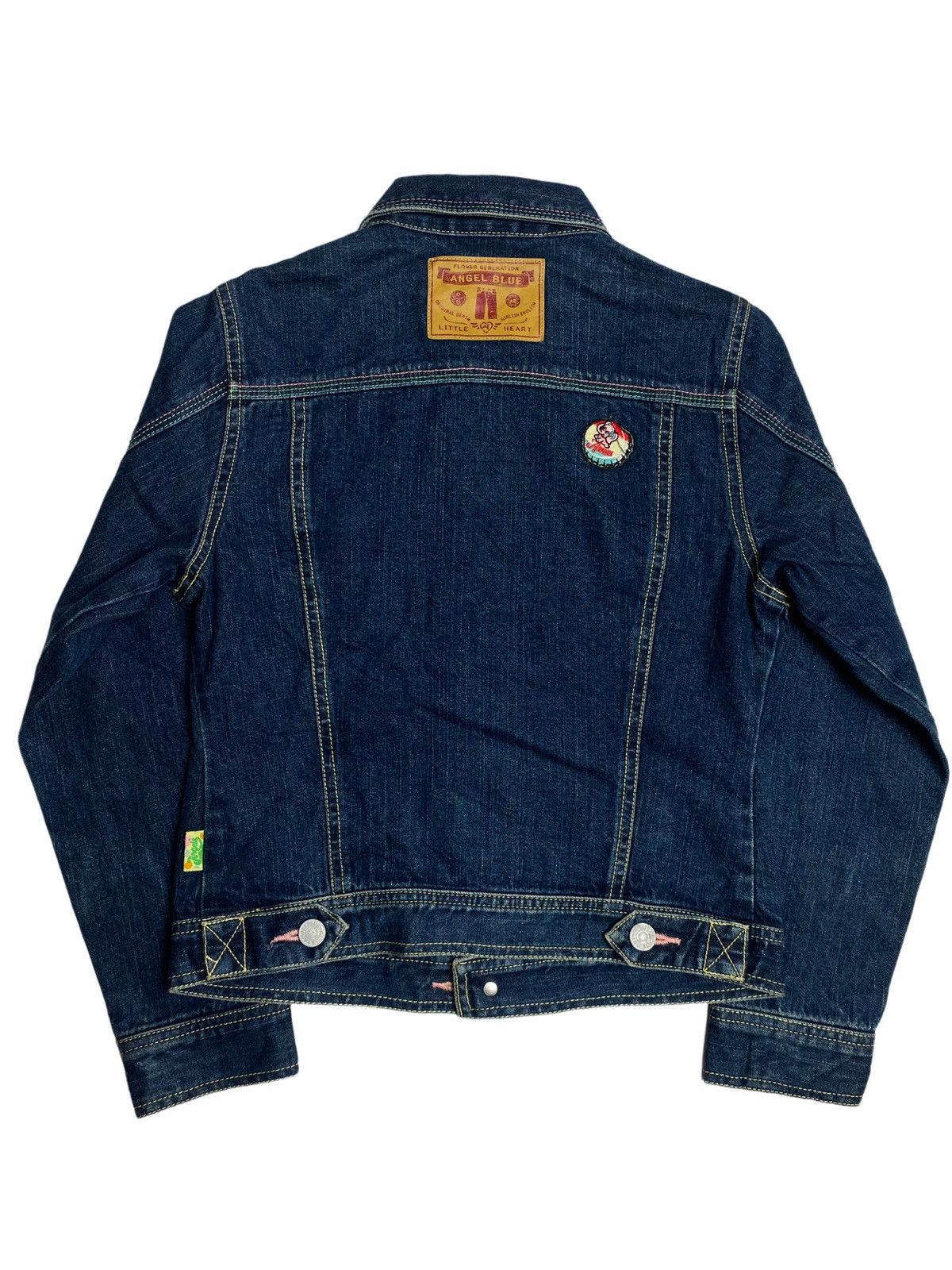 Hysteric Glamour 1990s Angel Blue - Embroidery Pop Denim Jacket Size US S / EU 44-46 / 1 - 3 Thumbnail