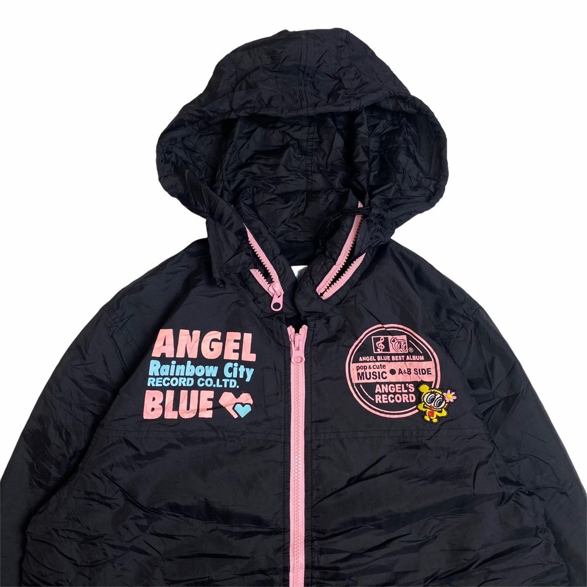 Hysteric Glamour 1990s Angel Blue - Lightweight Hidden Hoodie Jacket Size US M / EU 48-50 / 2 - 5 Thumbnail