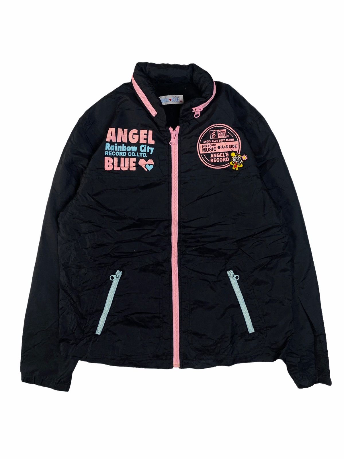 Hysteric Glamour 1990s Angel Blue - Lightweight Hidden Hoodie Jacket Size US M / EU 48-50 / 2 - 1 Thumbnail