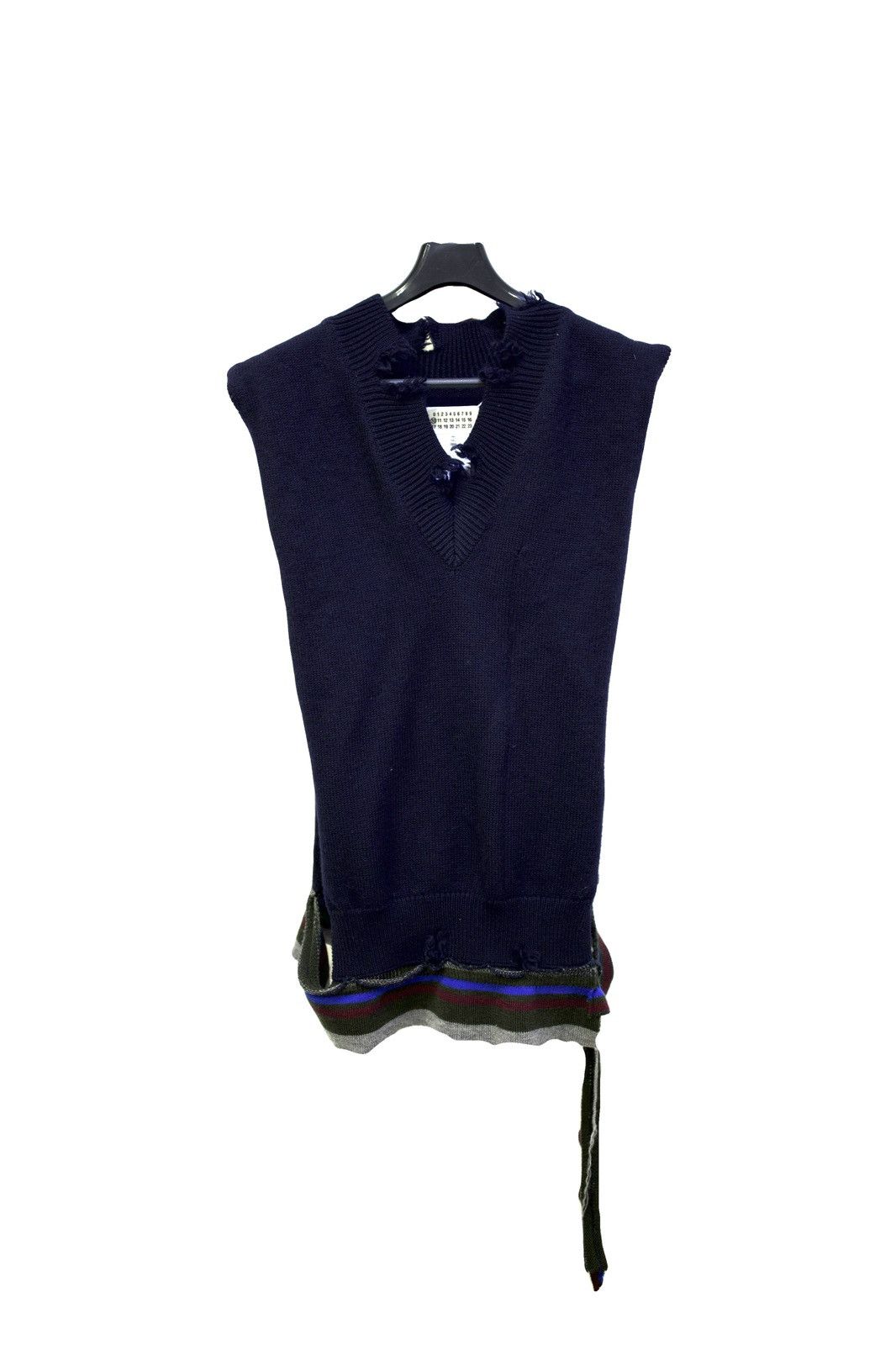Maison Margiela Sleeveless Oversized Distressed Vest Size S