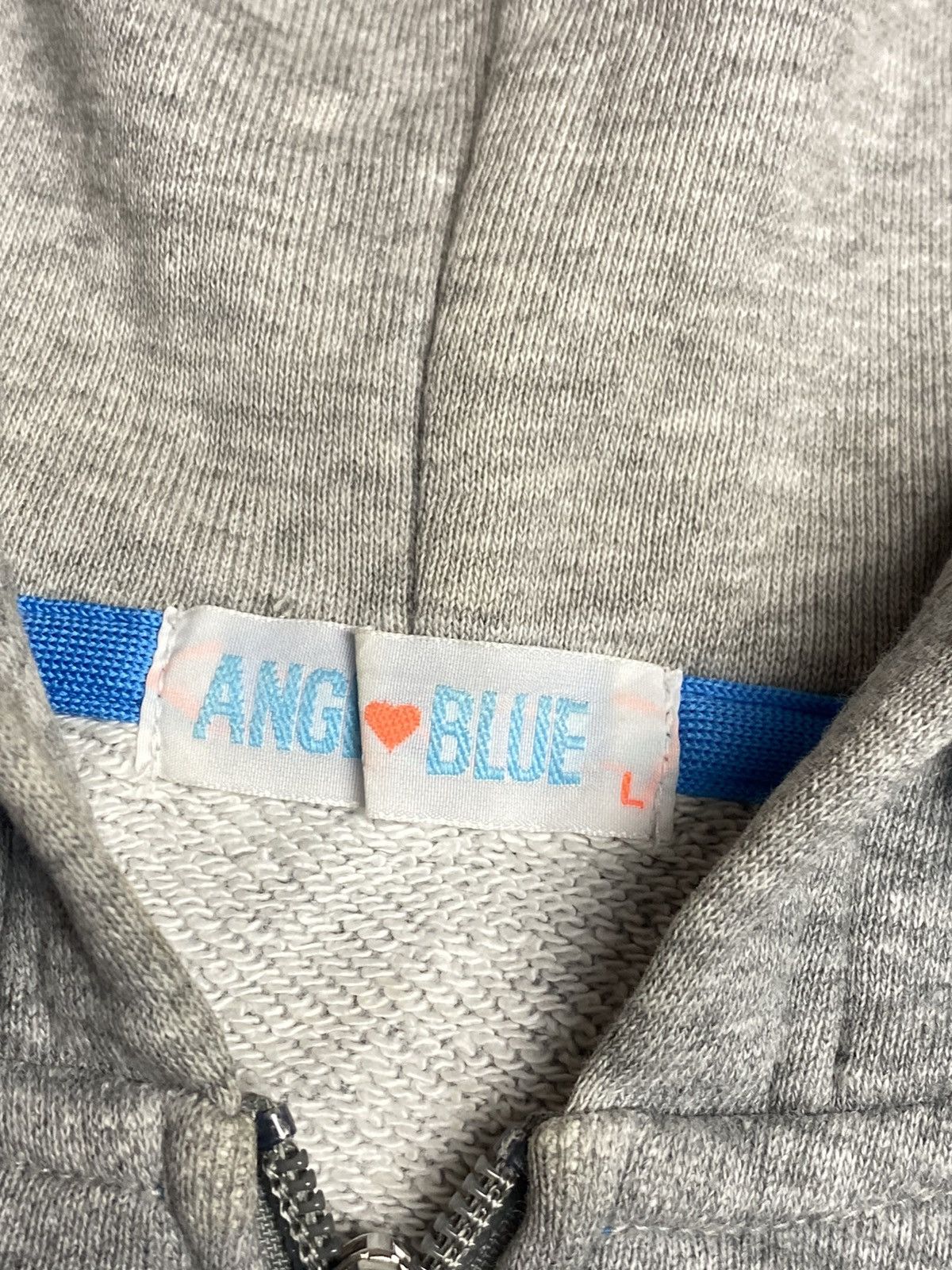 Hysteric Glamour 🖤BLACKFRIDAY🖤1990s Angel Blue - Casual Standard Zip Hoodie Size US M / EU 48-50 / 2 - 8 Thumbnail
