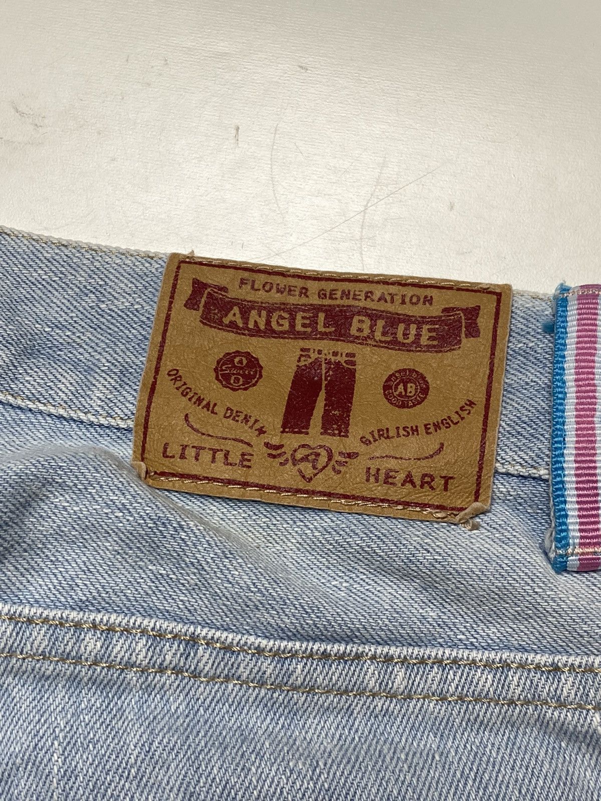 Hysteric Glamour × Japanese Brand 1990s Angel Blue - Short Cargo Denim Pants Size US 29 - 4 Thumbnail