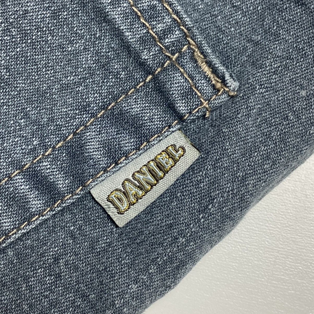 Designer 1990s Daniel Jeans - Embroidery Ancient Denim Pants Size US 29 - 8 Thumbnail