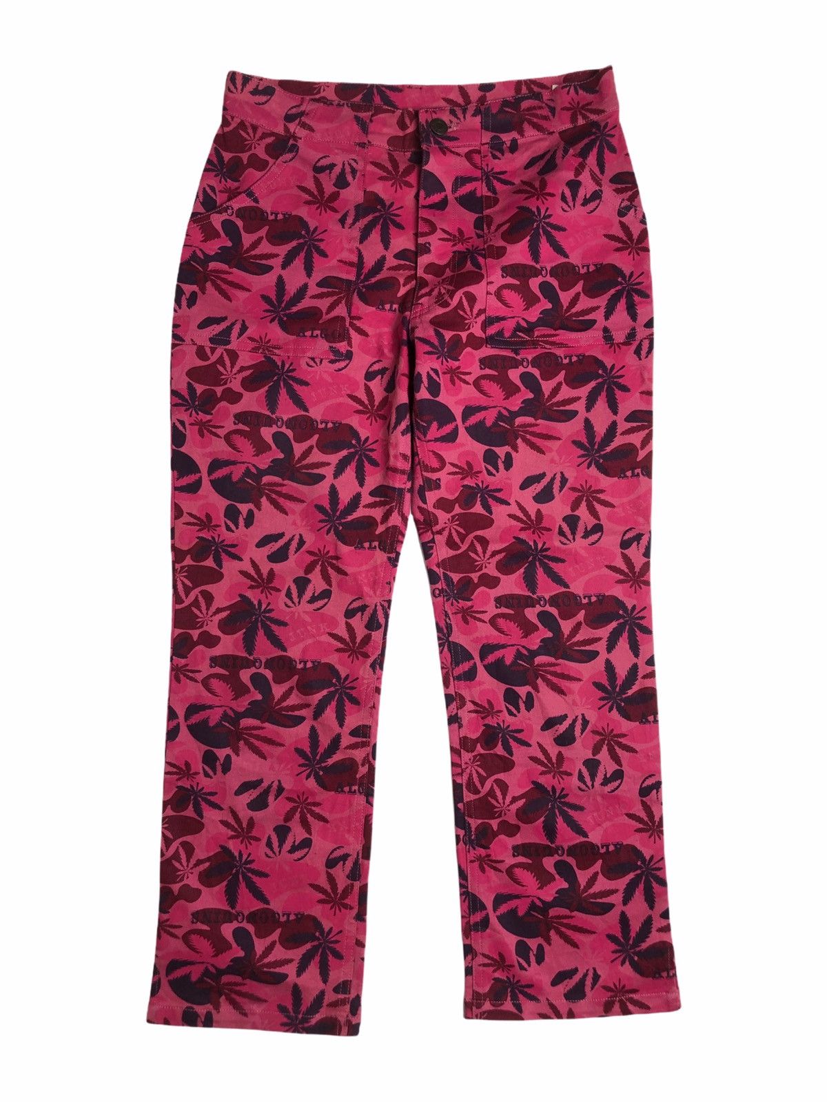 Hysteric Glamour × Japanese Brand 1990s Algonquins - Marijuana Pants Size US 29 - 1 Thumbnail