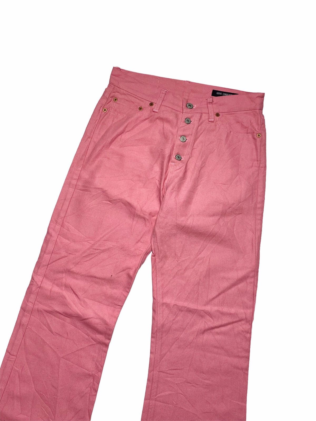 Hysteric Glamour 1990s Ozone Community - Flared Pink Denim Pants Size US 29 - 5 Thumbnail