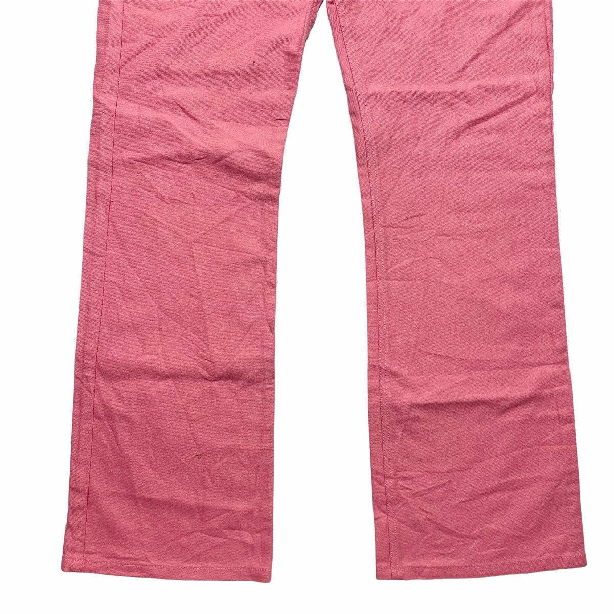Hysteric Glamour 1990s Ozone Community - Flared Pink Denim Pants Size US 29 - 4 Thumbnail