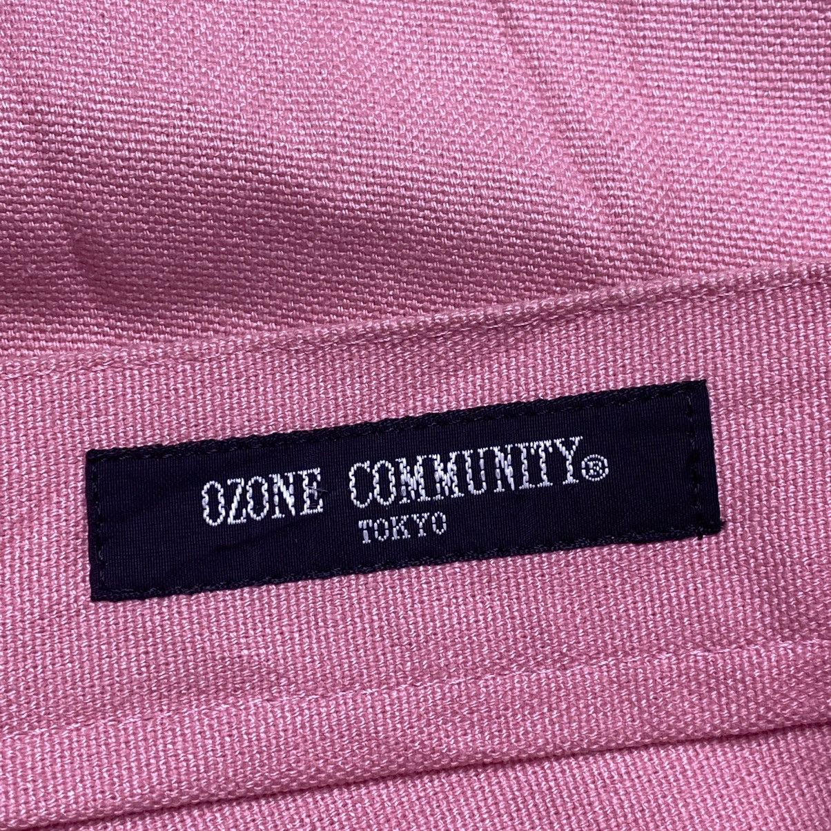 Hysteric Glamour 1990s Ozone Community - Flared Pink Denim Pants Size US 29 - 11 Thumbnail