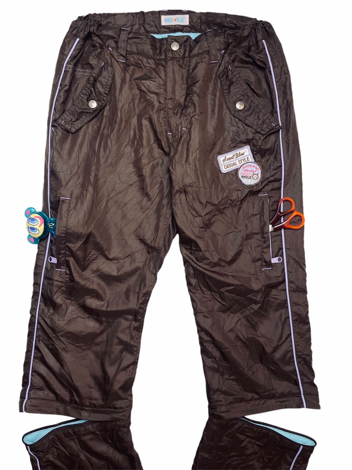 Hysteric Glamour 1990s Angel Blue - Winter Outdoor Fleece Liner Pants Size US 29 - 5 Thumbnail
