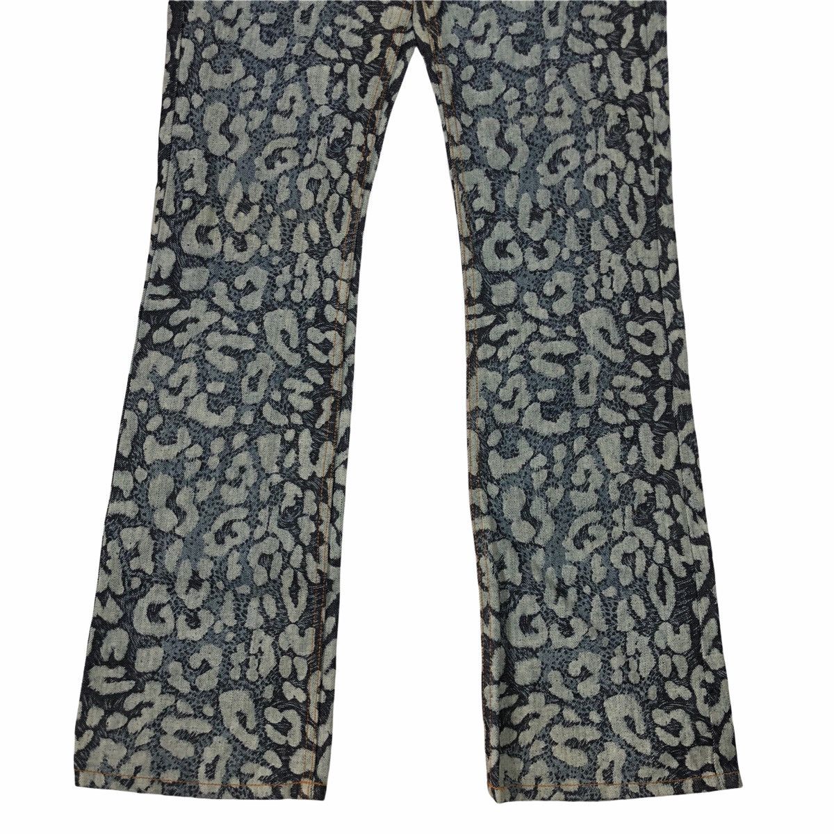 Hysteric Glamour 1990s Ozone Community - Fullprinted Leopard Denim Pants Size US 28 / EU 44 - 4 Thumbnail