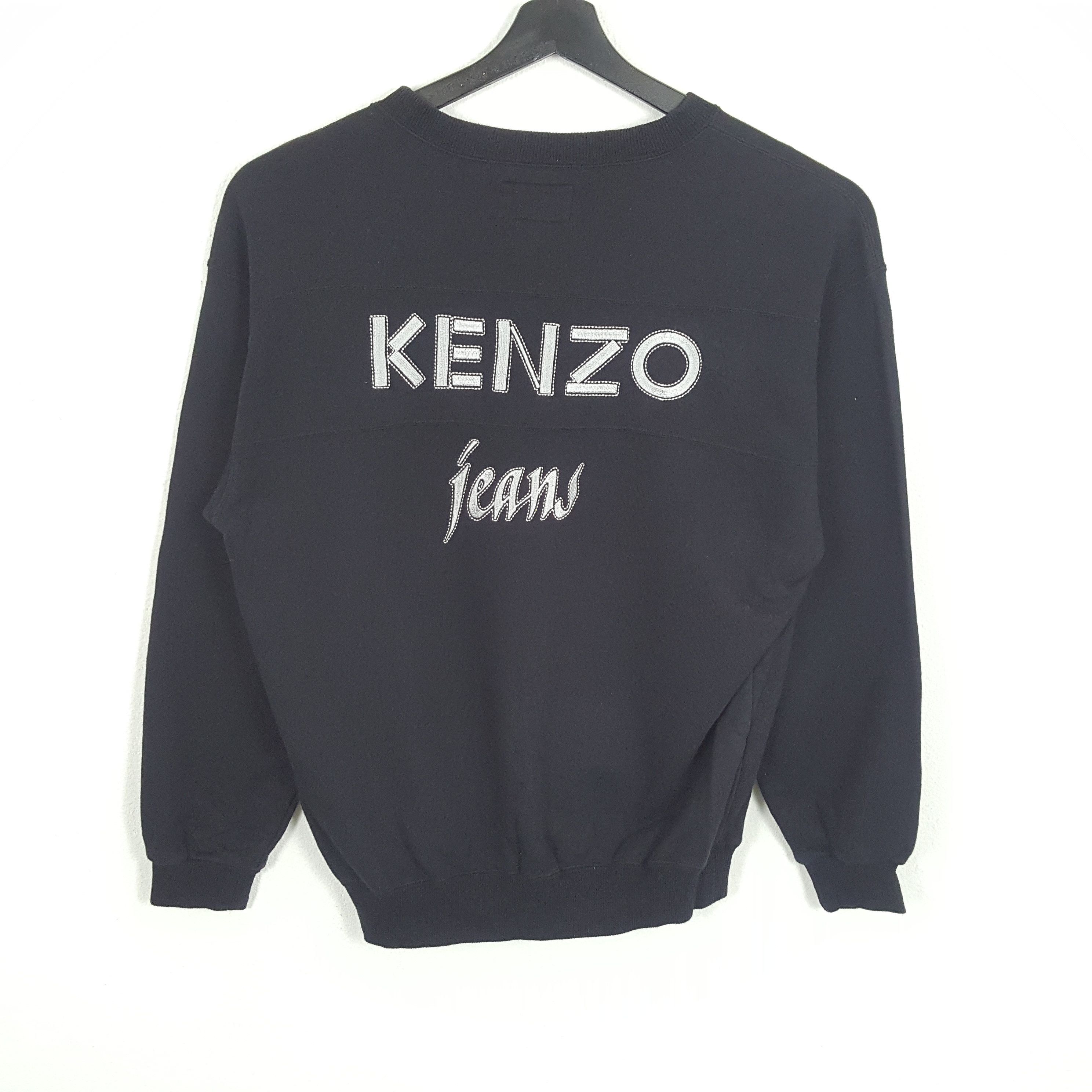 KENZO JEANS Japanese Brand Streetwear Style Sweatshirt