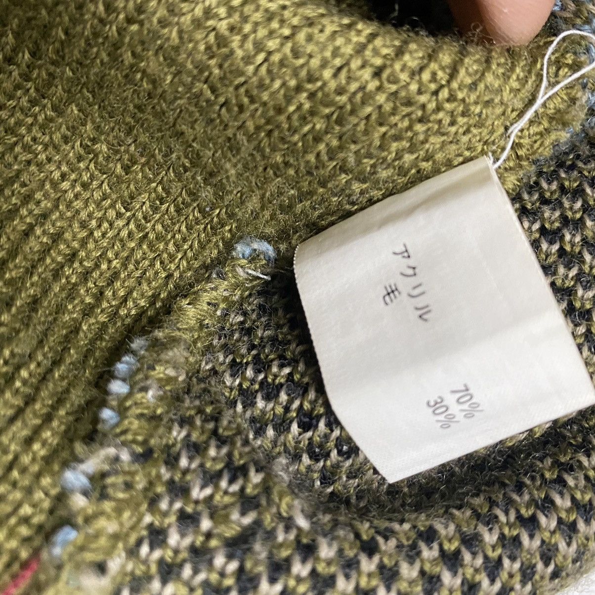 Japanese Brand × Vintage Vintage Alen Vestino sweat knit Size US M / EU 48-50 / 2 - 9 Thumbnail