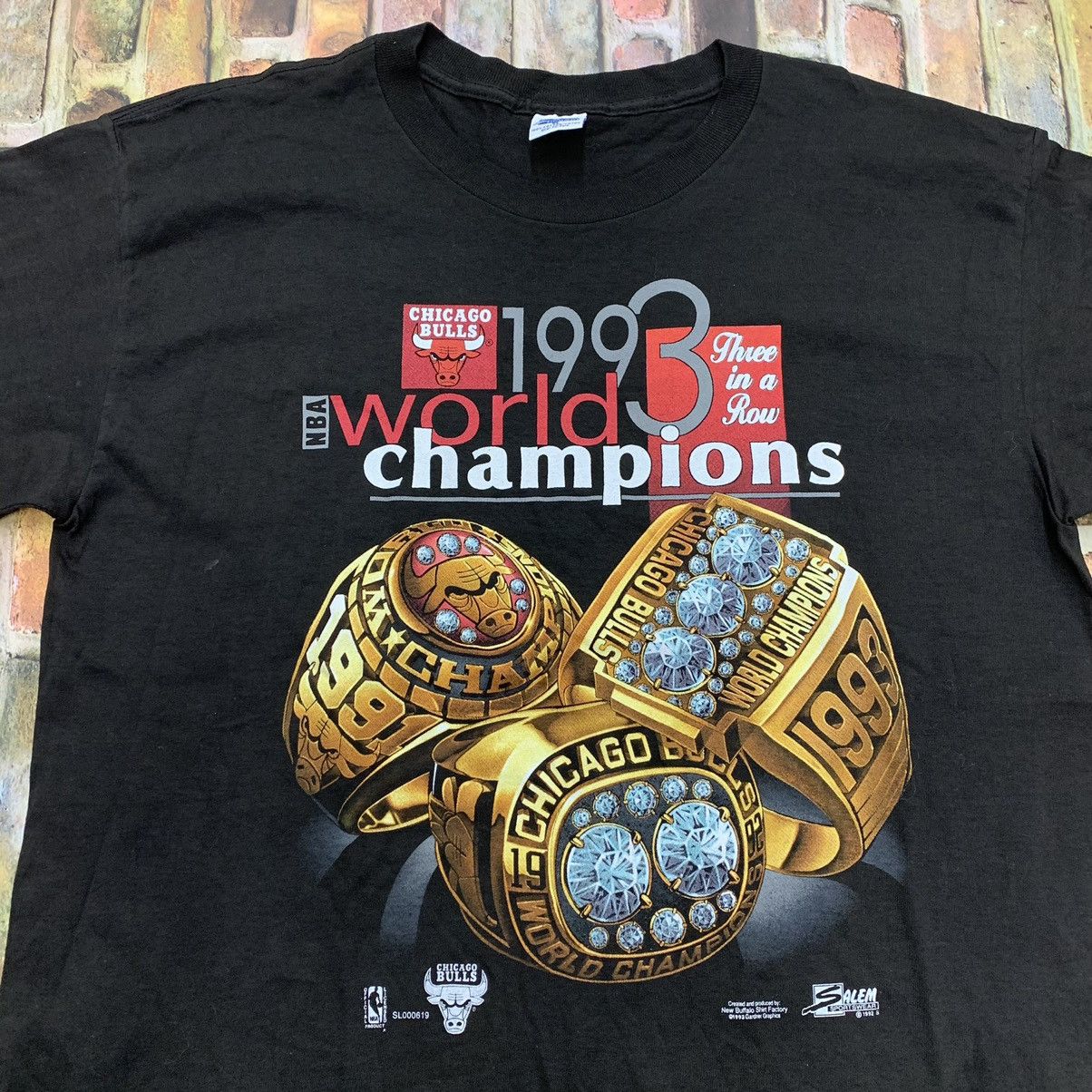 NBA × Salem Sportswear × Vintage 1993 NBA Champions tee Size US XL / EU 56 / 4 - 3 Thumbnail