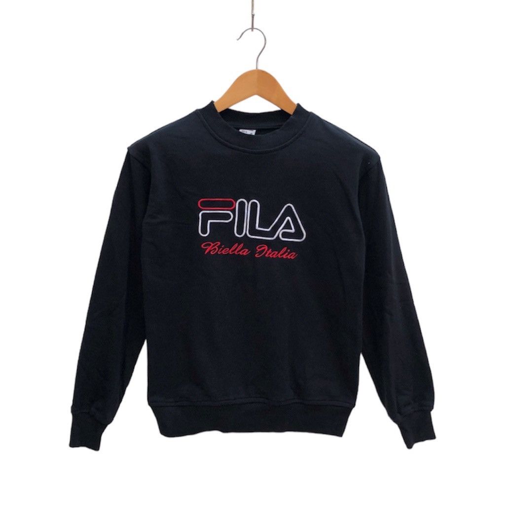 Fila FILA BIELLA ITALIA Crew Neck Sweatshirt #0574-17 Size XS / US 0-2 / IT 36-38 - 1 Thumbnail