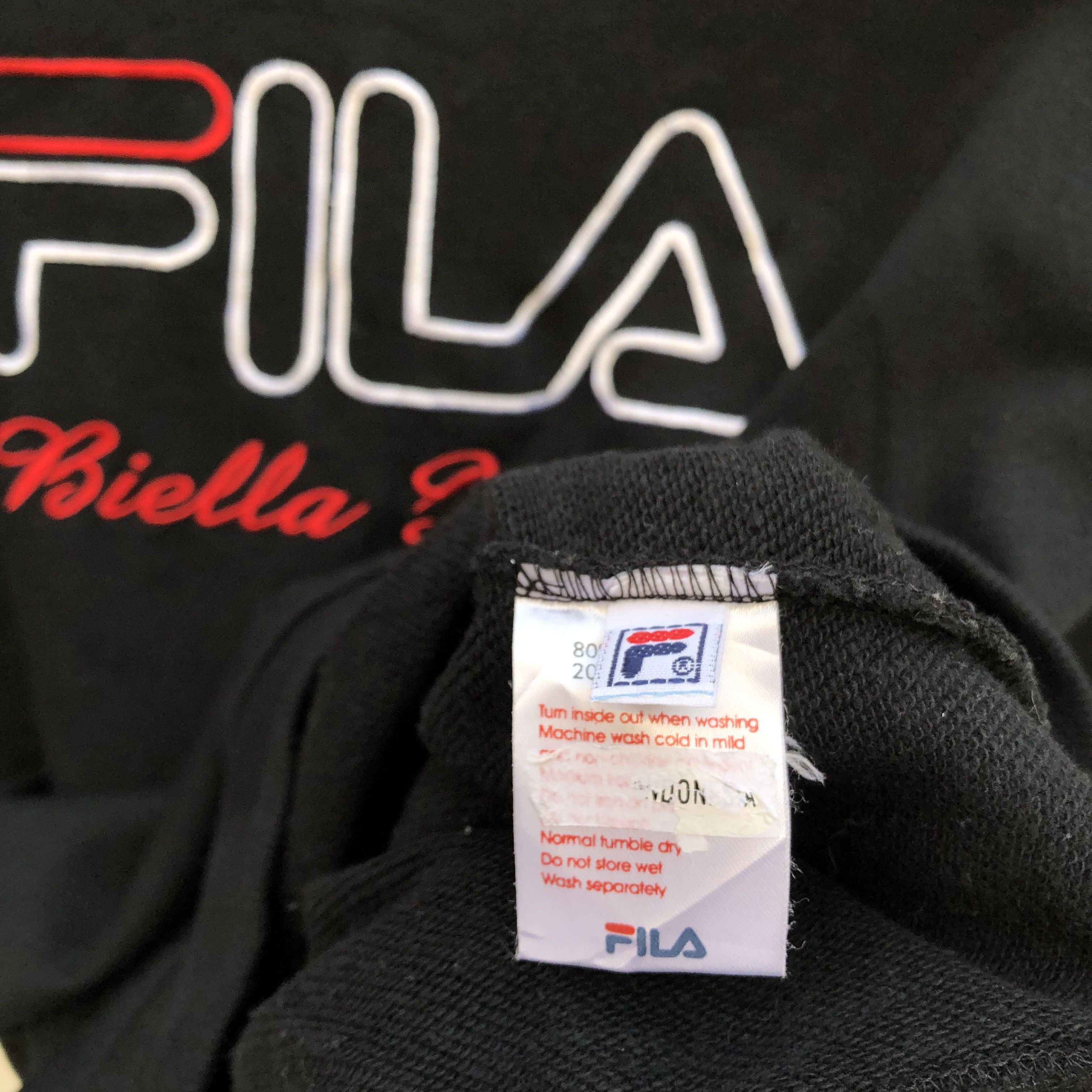 Fila FILA BIELLA ITALIA Crew Neck Sweatshirt #0574-17 Size XS / US 0-2 / IT 36-38 - 4 Thumbnail