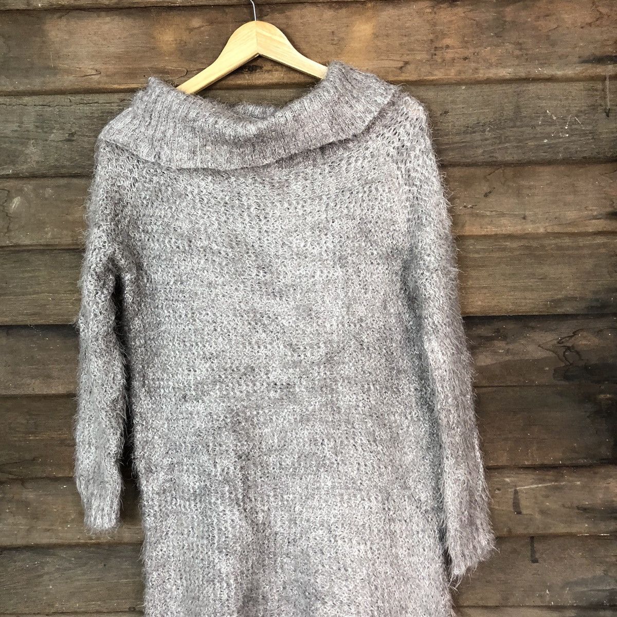 Aran Isles Knitwear × GU GU Mohair Blend Turtle Neck Sweater #807 Size US M / EU 48-50 / 2 - 2 Thumbnail