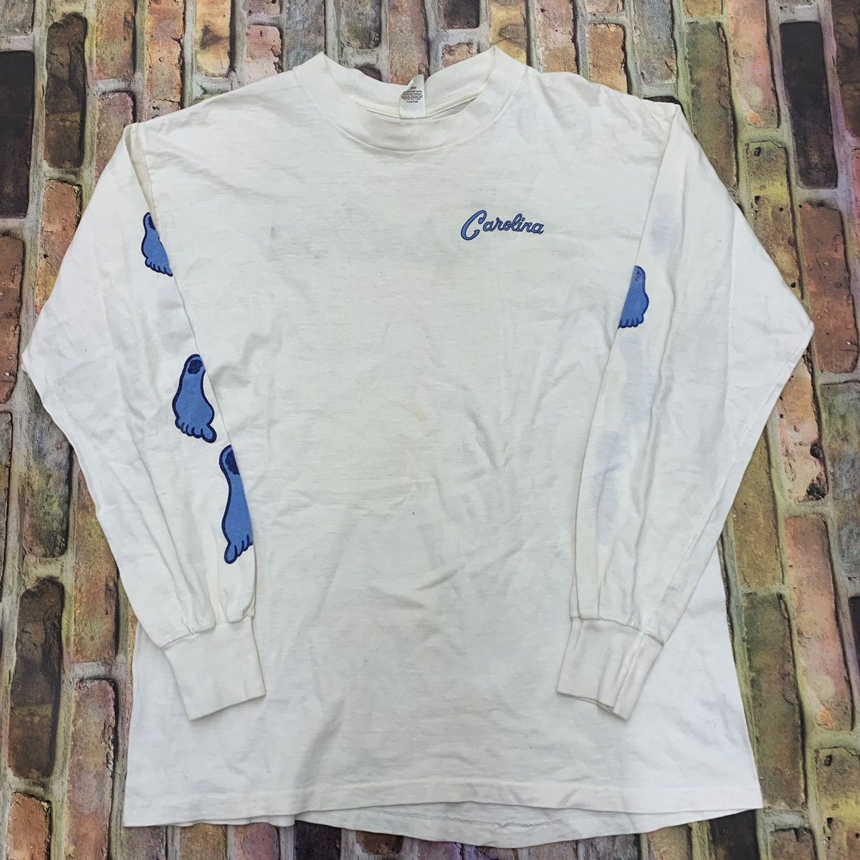 NCAA × Vintage Vintage Carolina Tar Heels long sleeve Size US L / EU 52-54 / 3 - 2 Thumbnail