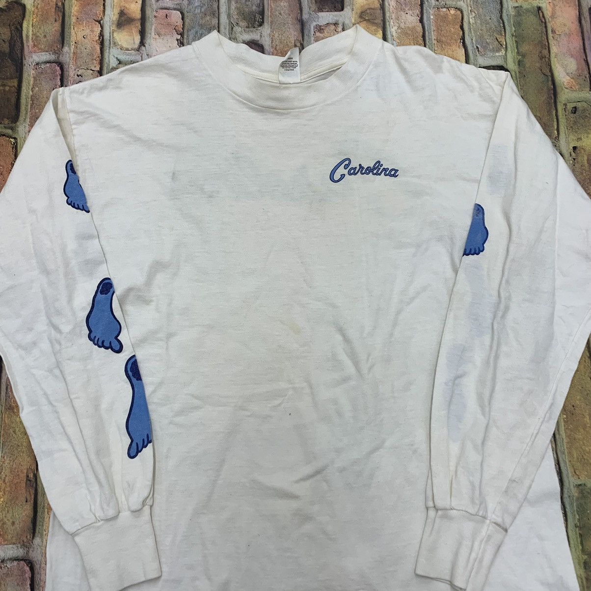 NCAA × Vintage Vintage Carolina Tar Heels long sleeve Size US L / EU 52-54 / 3 - 3 Thumbnail