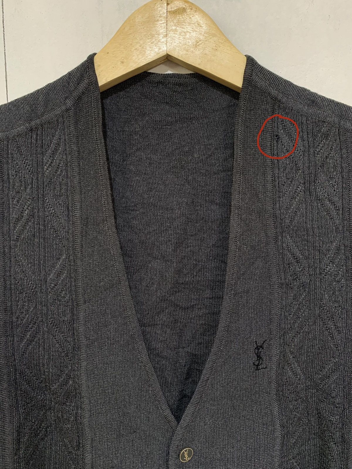Vintage ysl yves Saint Laurent knit vest