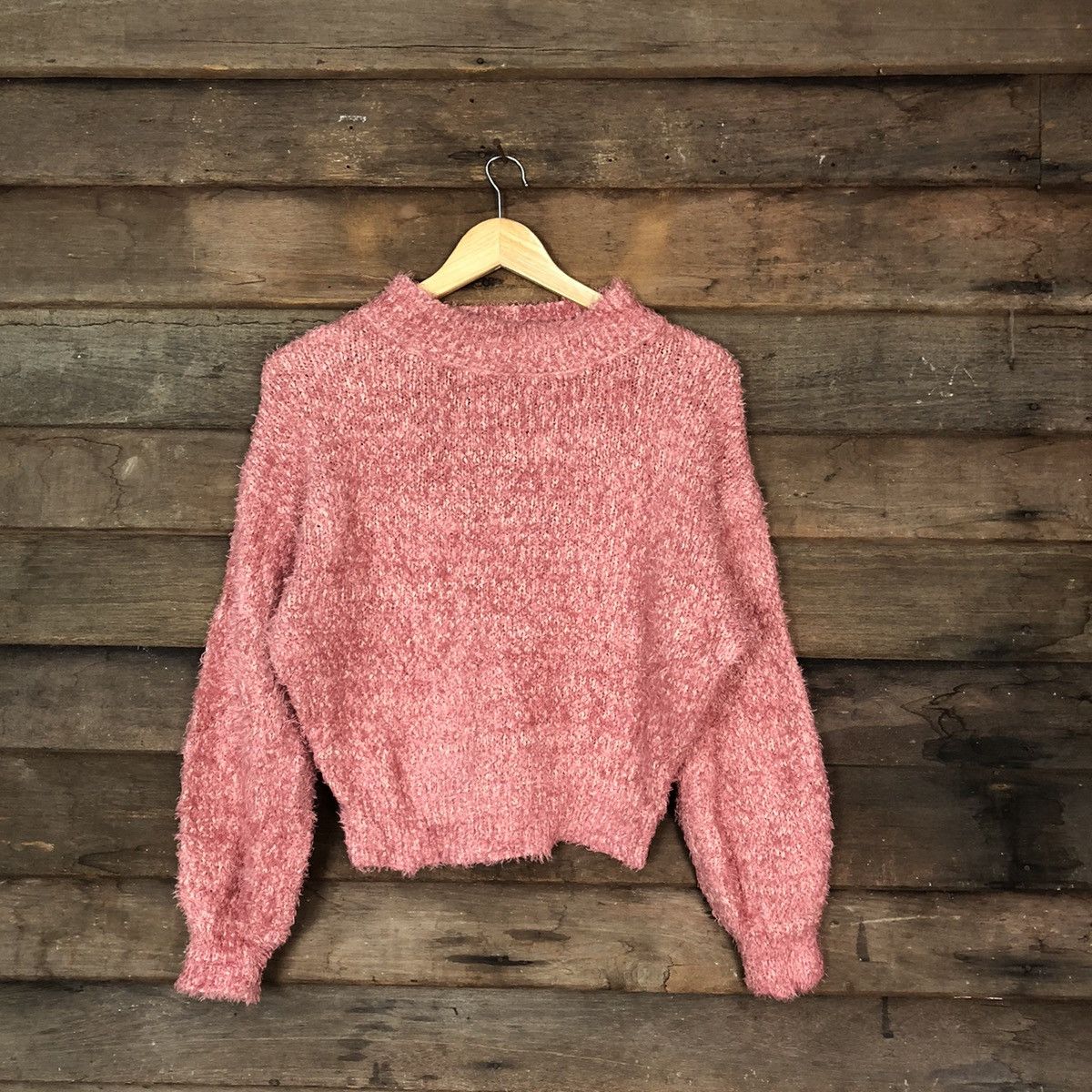 Earth & Econolgy Music Pink Mohair Knitwear #809