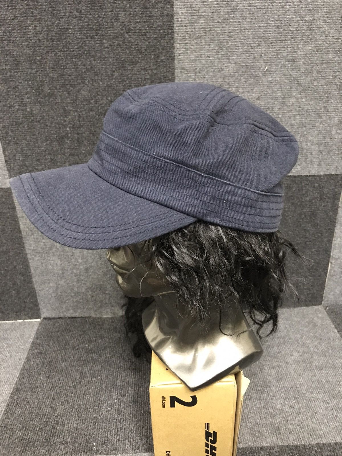 Japanese Brand STORM RACERS Japan Duck Canvas Mechanic Cap Size ONE SIZE - 2 Thumbnail