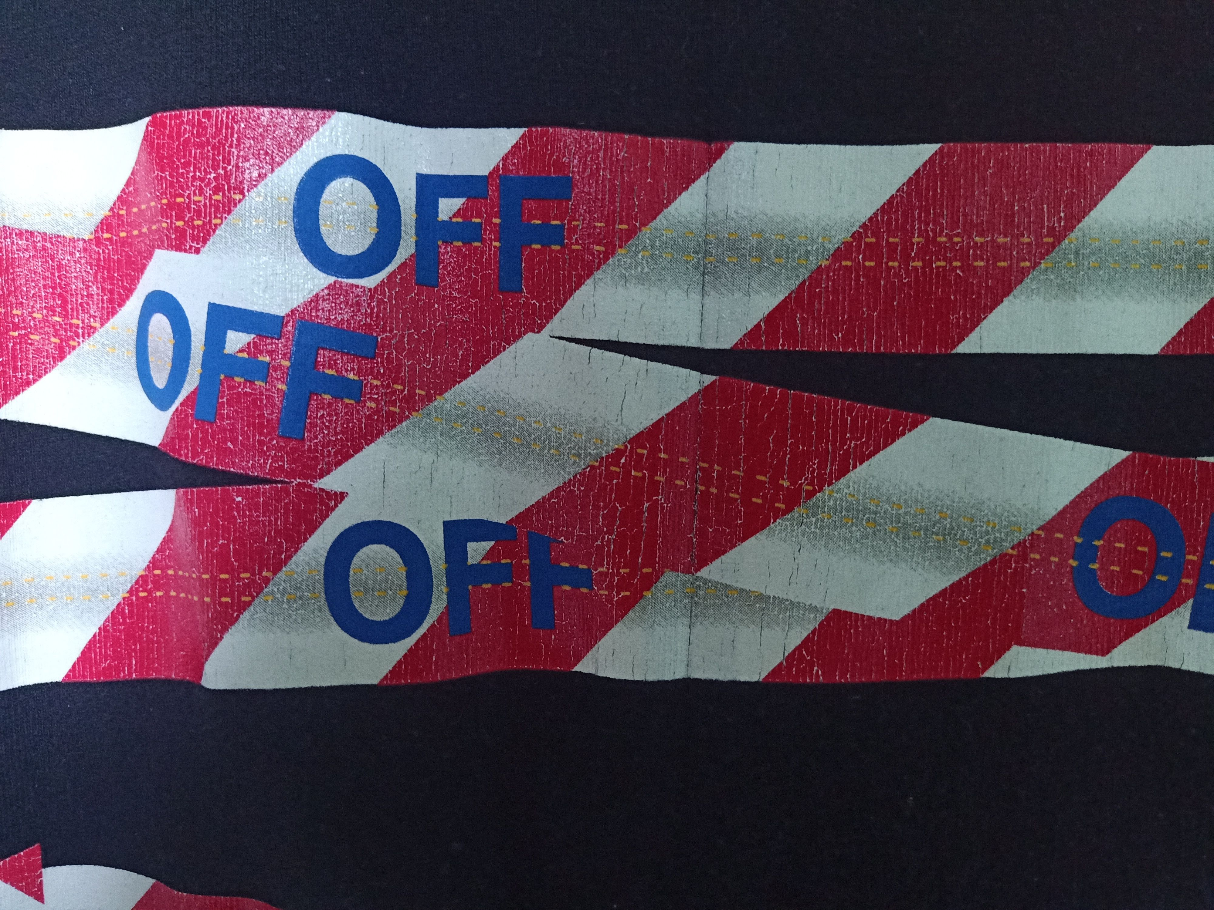 Off-White Rare design Off-White Barricade Tape Size US XS / EU 42 / 0 - 3 Thumbnail