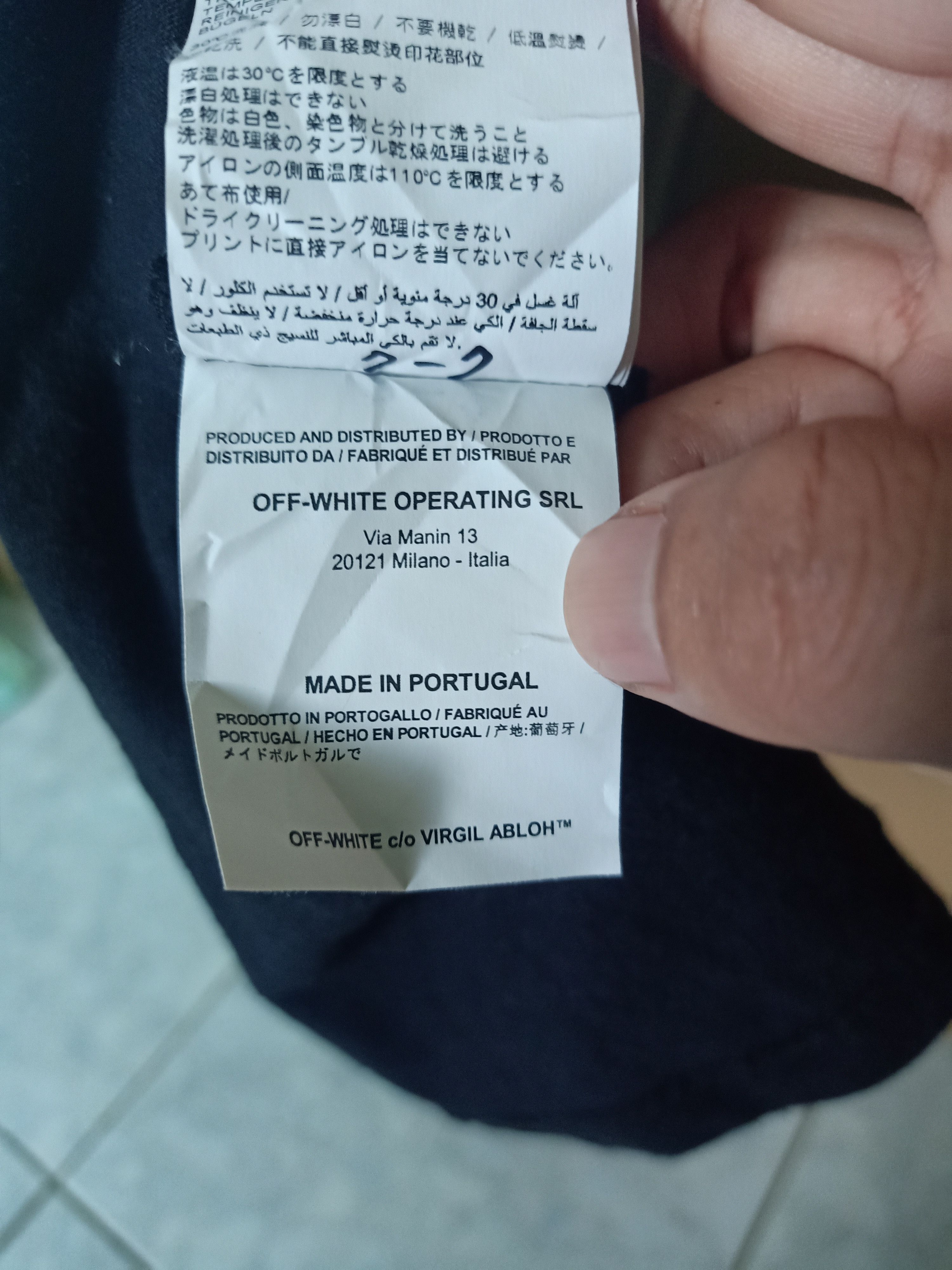Off-White Rare design Off-White Barricade Tape Size US XS / EU 42 / 0 - 12 Thumbnail