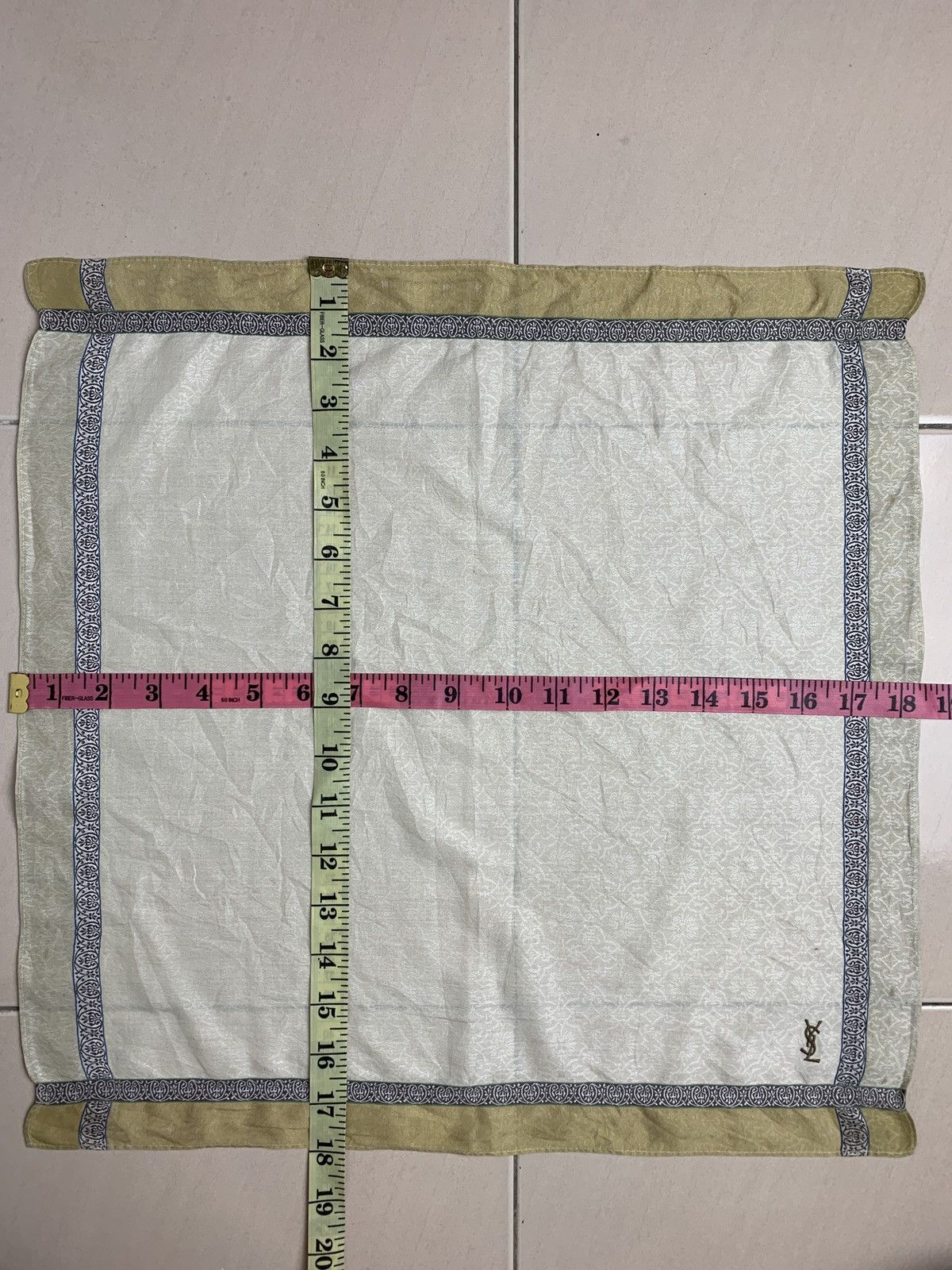 Designer Yves Saint Laurent Handkerchief Pocketsquares Size ONE SIZE - 8 Thumbnail