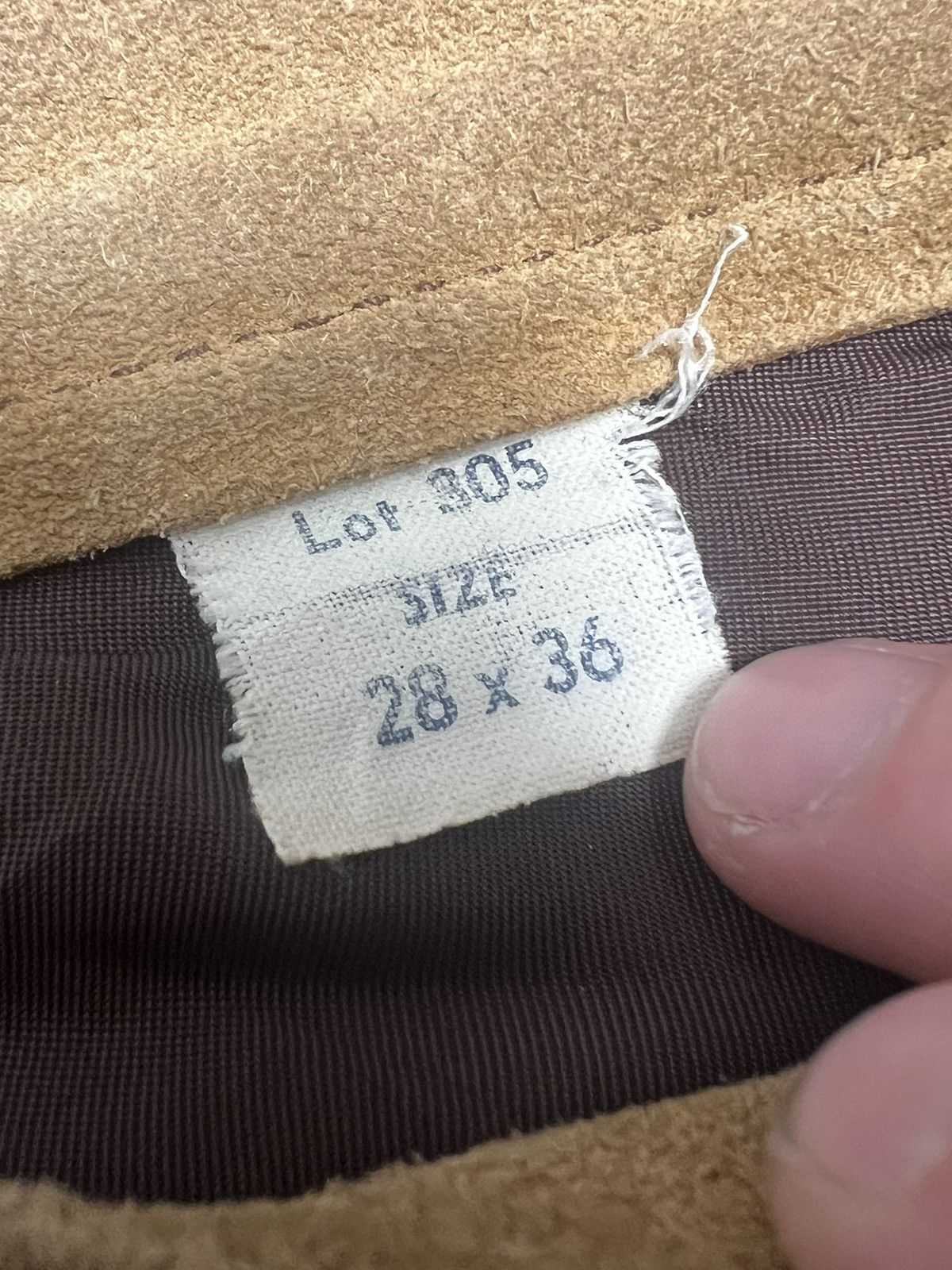 The Real McCoy's Joe McCoy Suede Trousers - 2000s Size US 28 / EU 44 - 6 Thumbnail