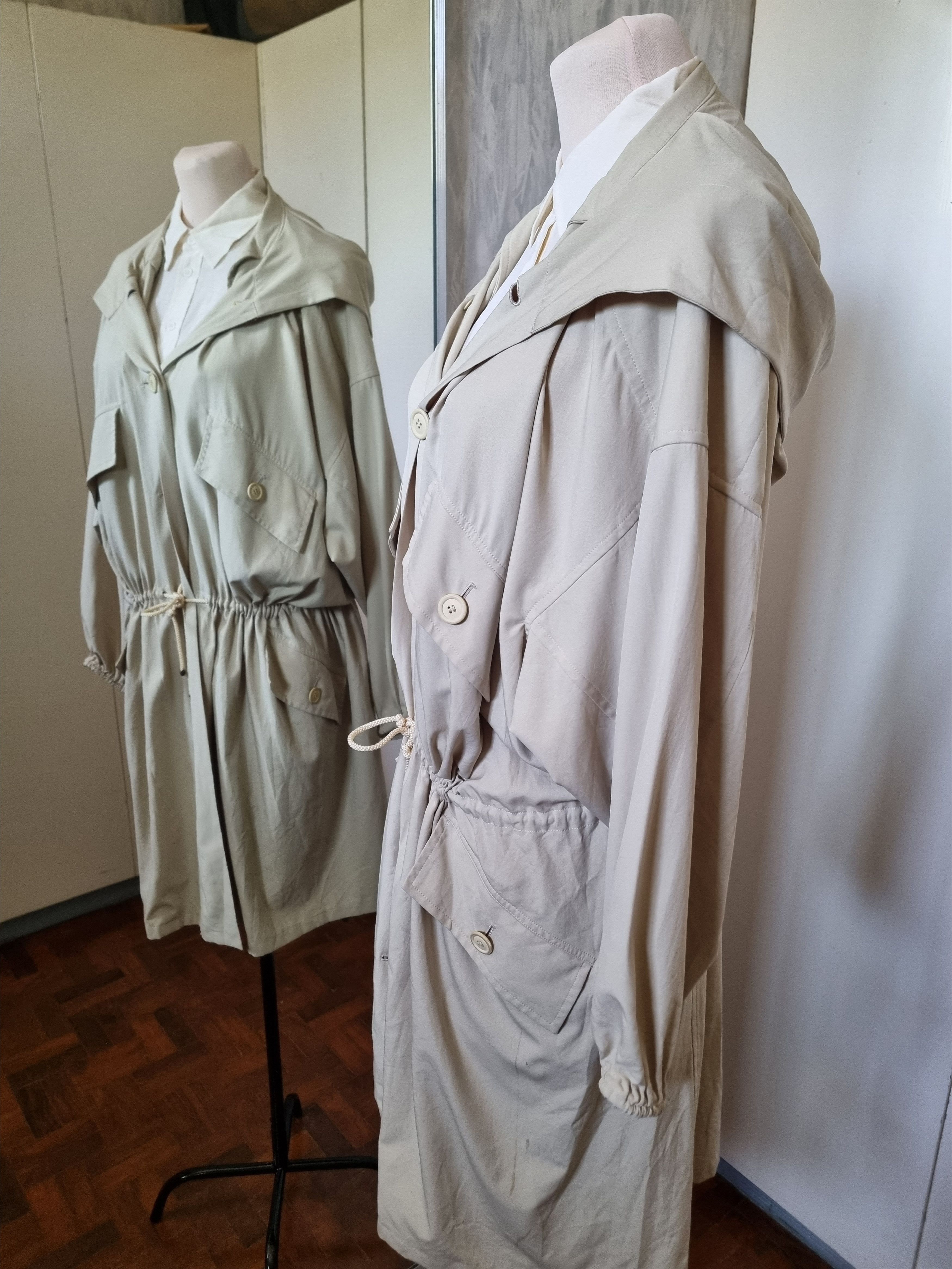 Issey Miyake Very rare 1982 Issey Miyake Windcoat Line in Cream Size ONE SIZE - 3 Thumbnail
