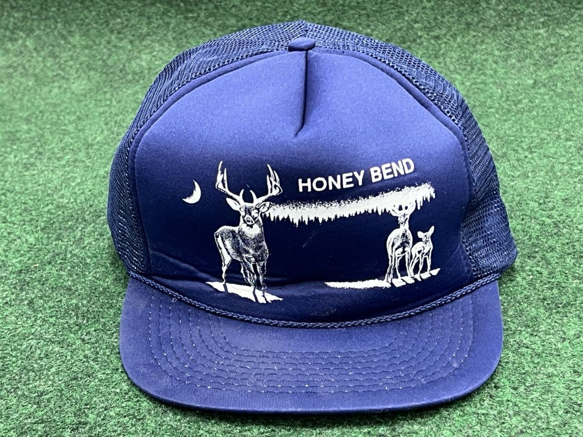 Vintage Vintage 80s Honey Bend Trucker Hat Size ONE SIZE - 1 Thumbnail